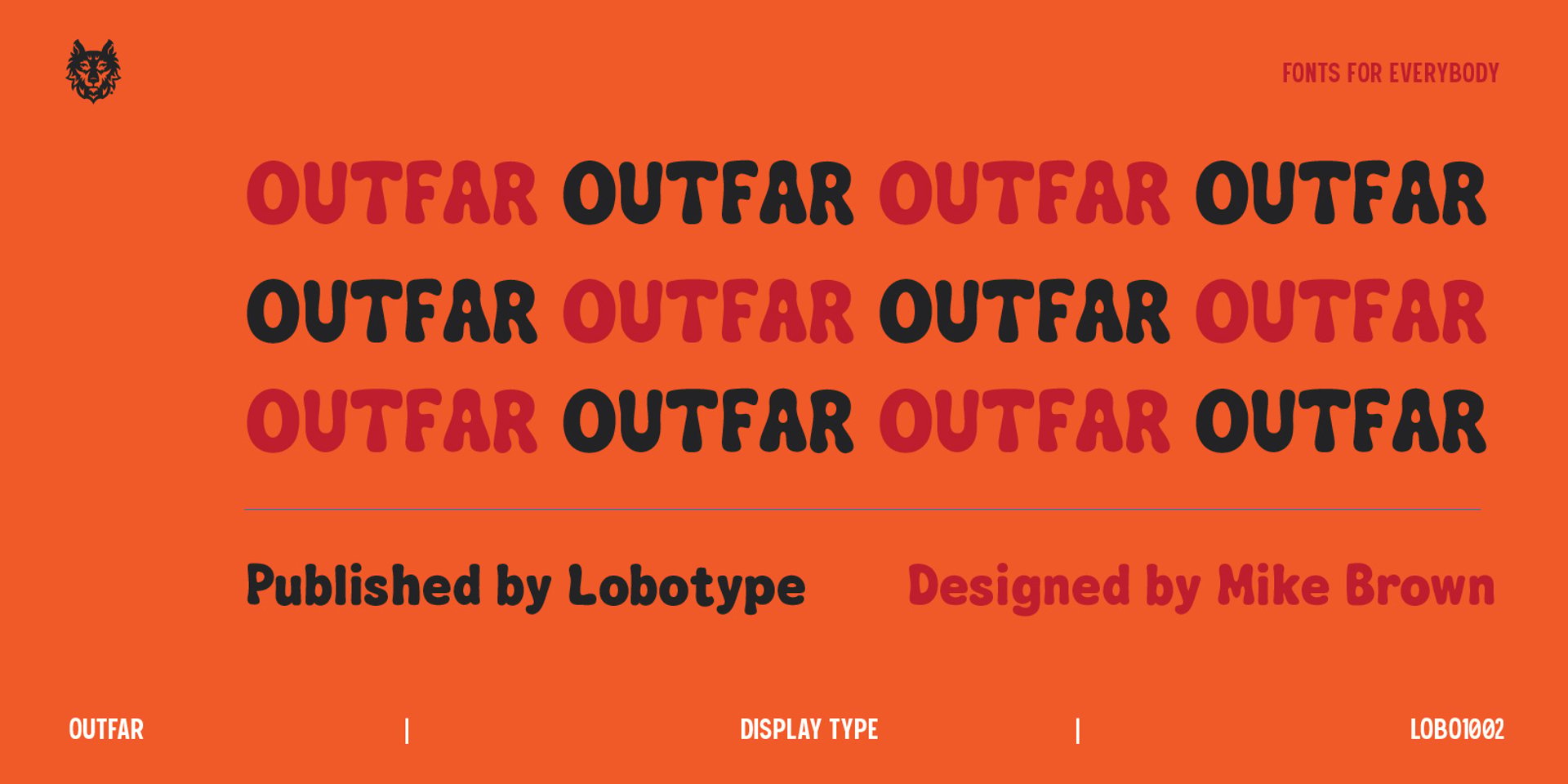 Far out with this 60s inspired display font - Lobotype