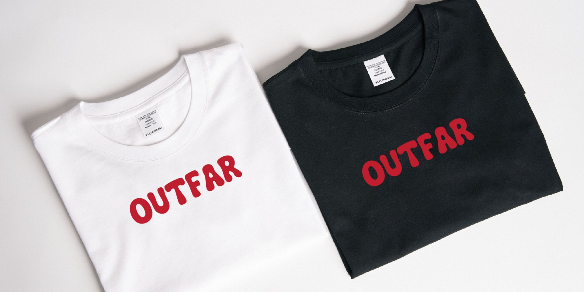 Outfar on a t-shirt
