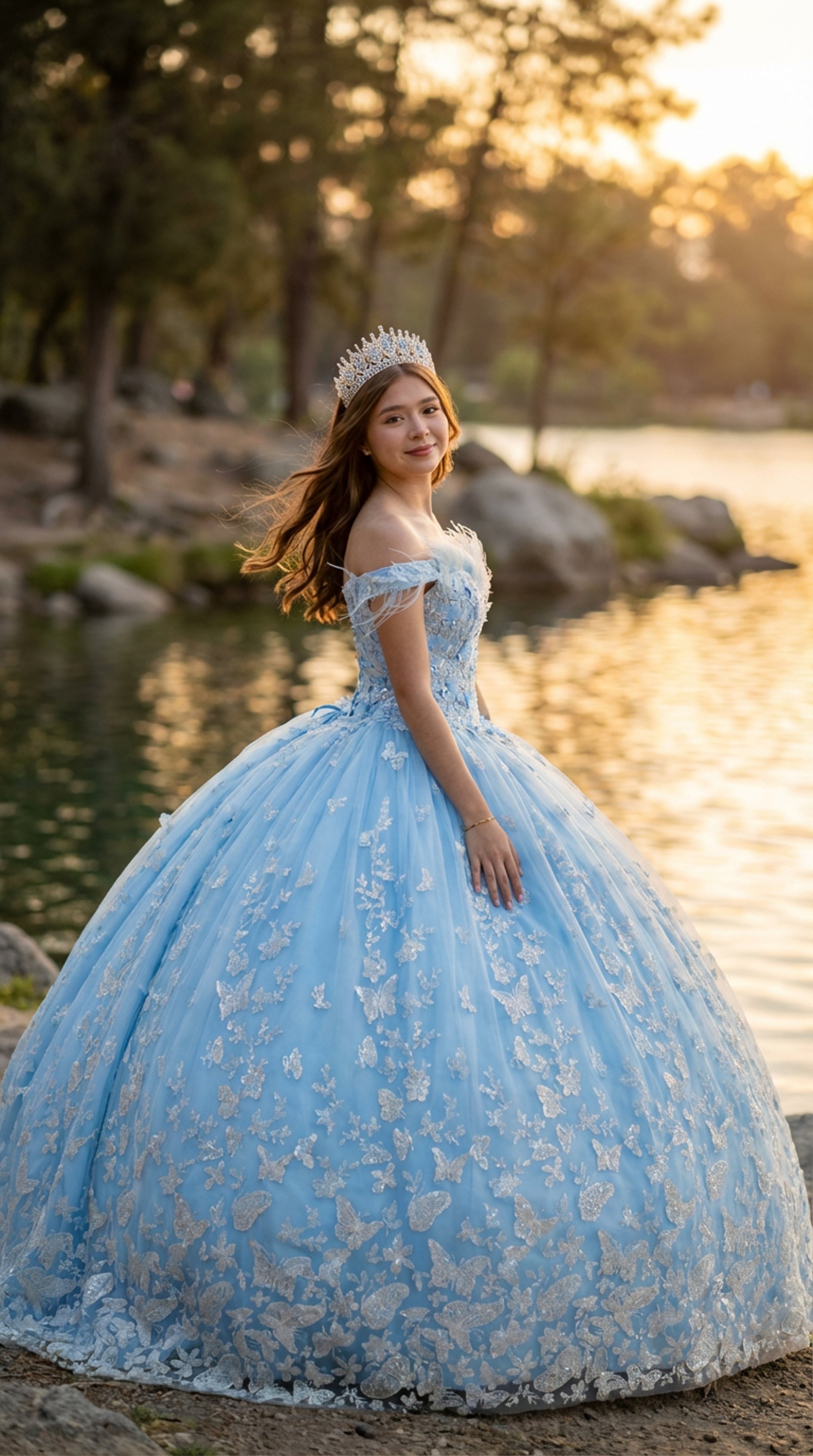an abstract photo of a curved building with a blue sky in the background