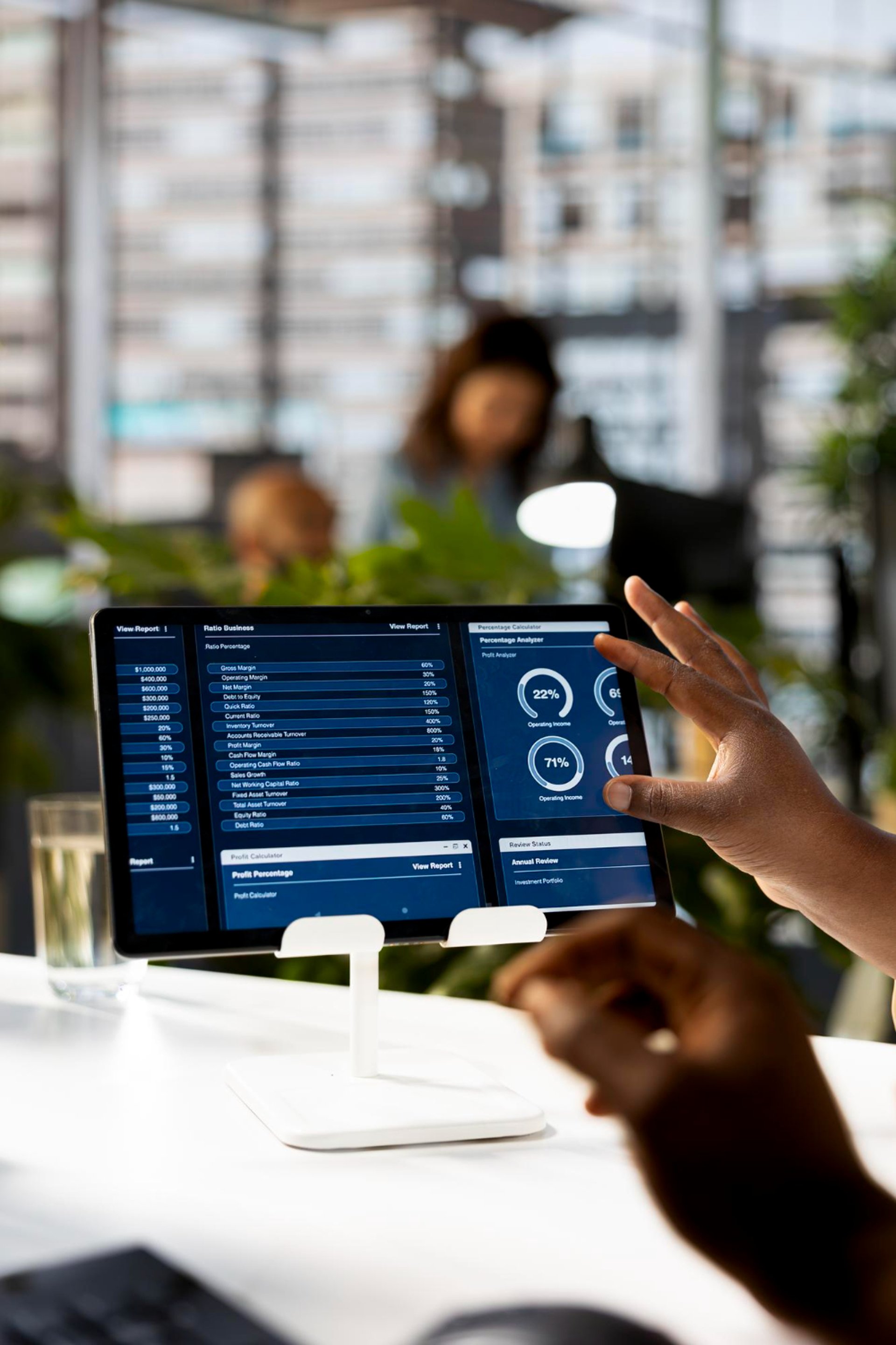 blue red and green letters illustration