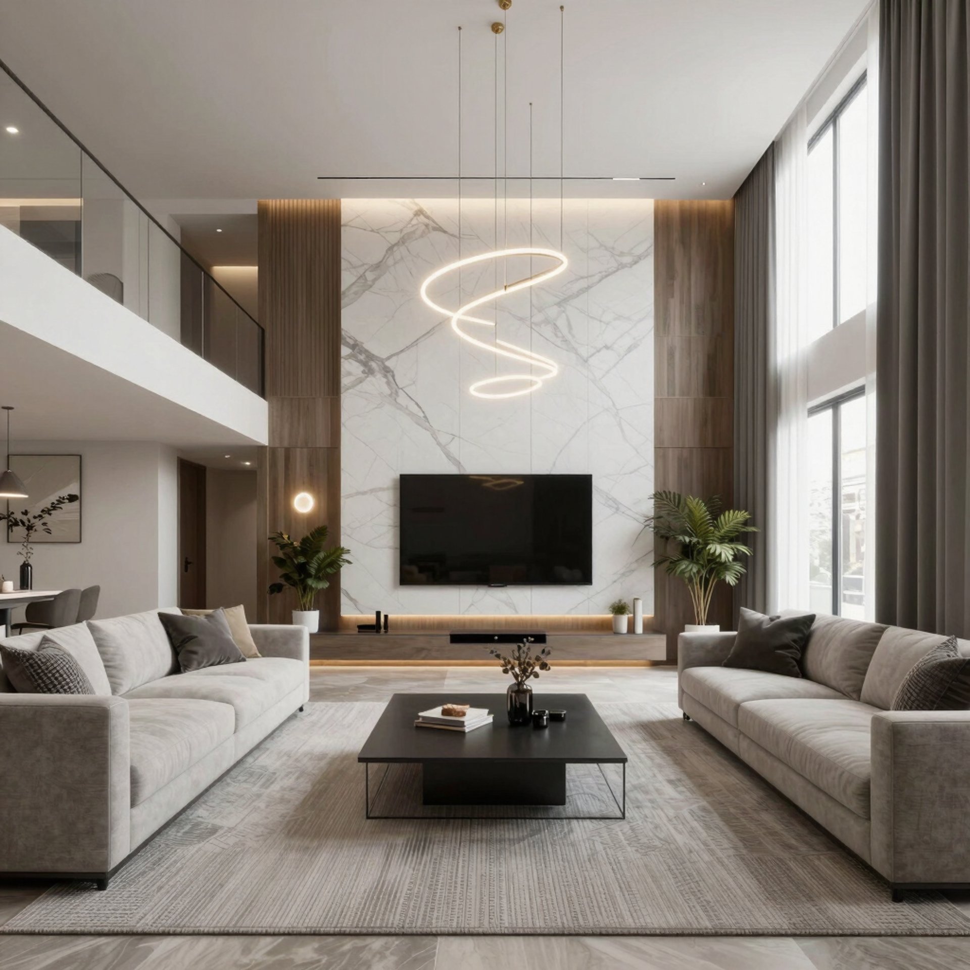 white and brown living room furniture set