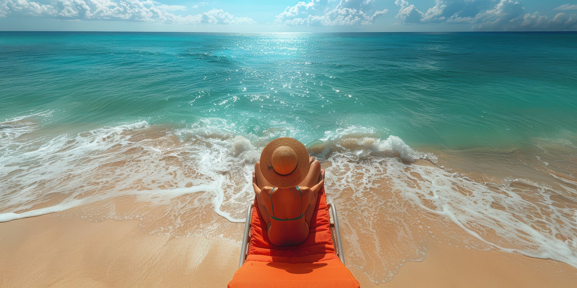 an abstract photo of a curved building with a blue sky in the background