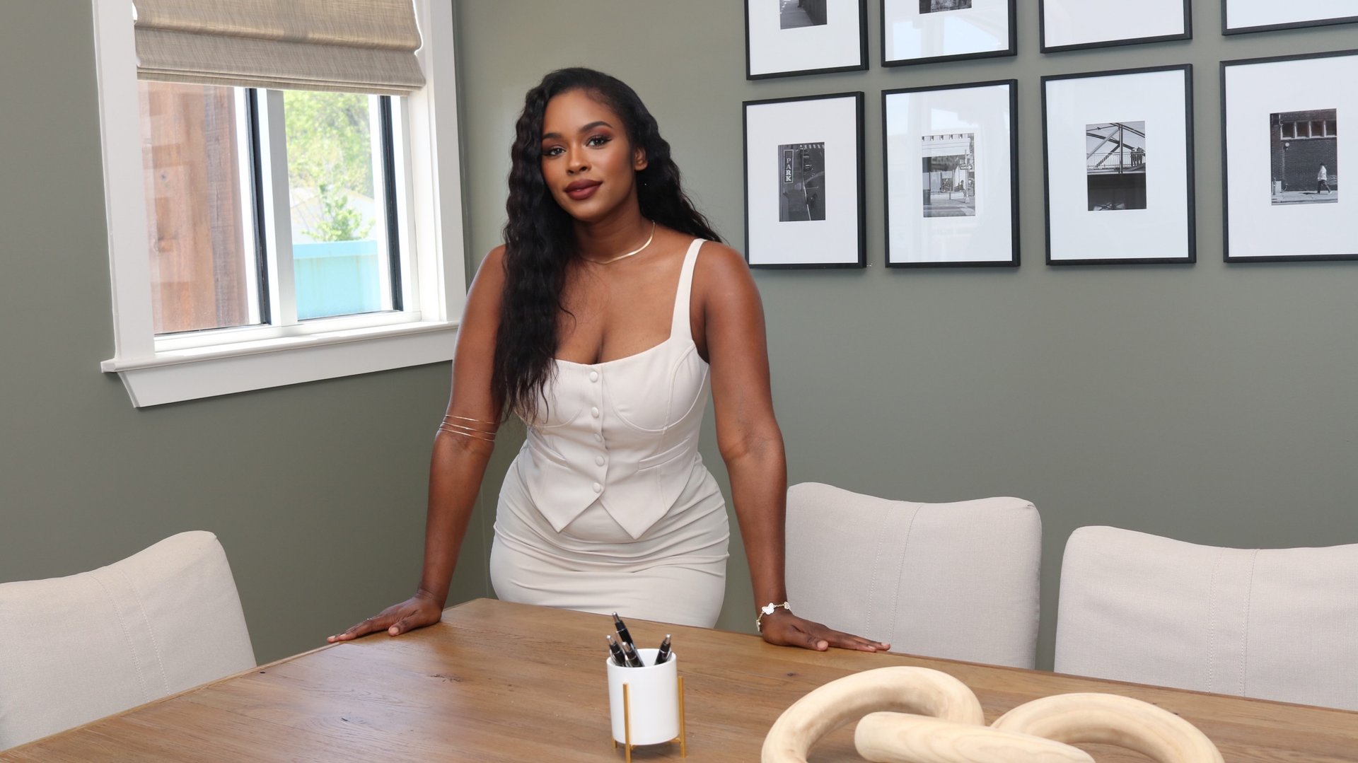 black and brown leather padded tub sofa
