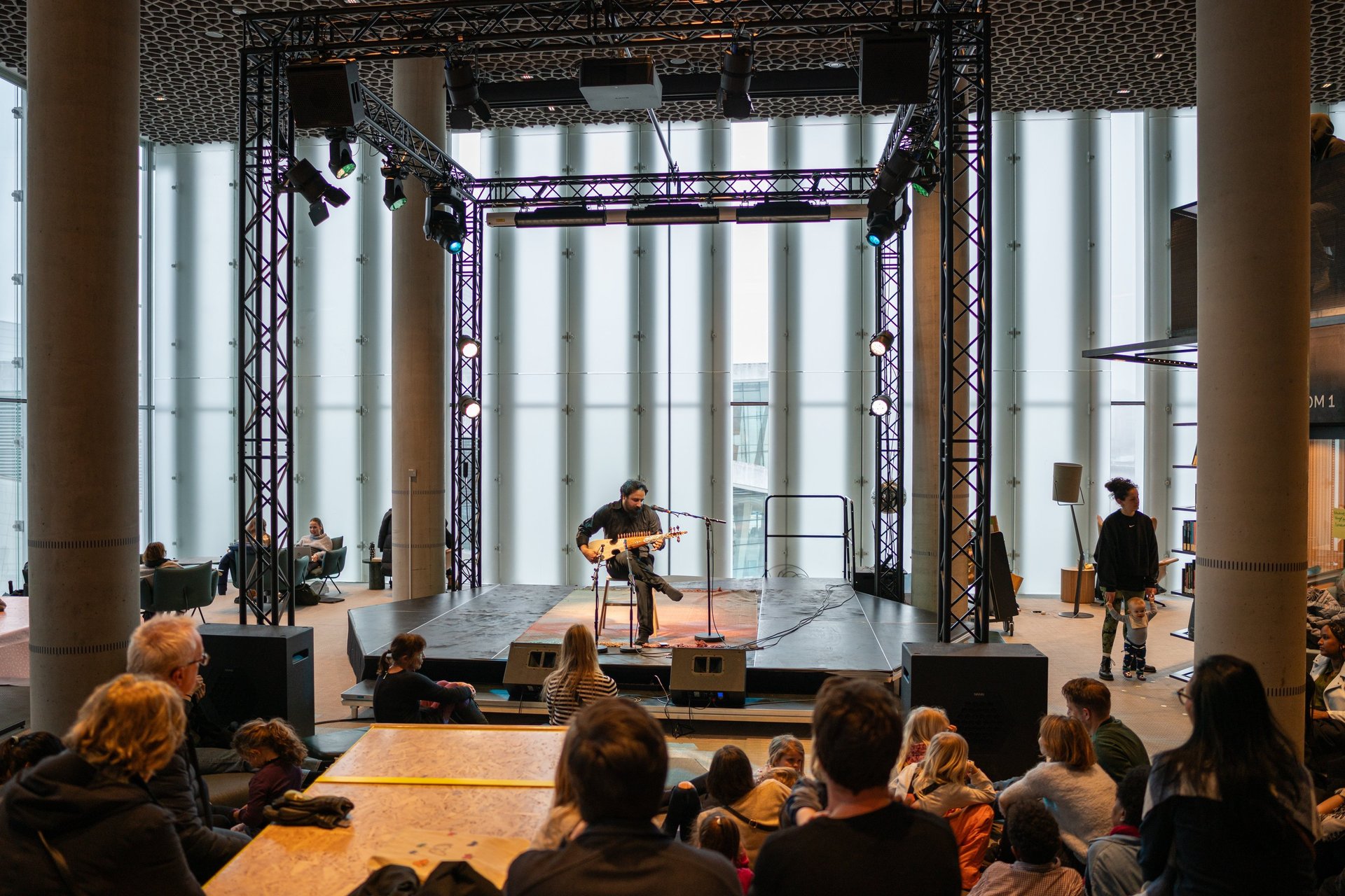 woman wearing yellow long-sleeved dress under white clouds and blue sky during daytime
