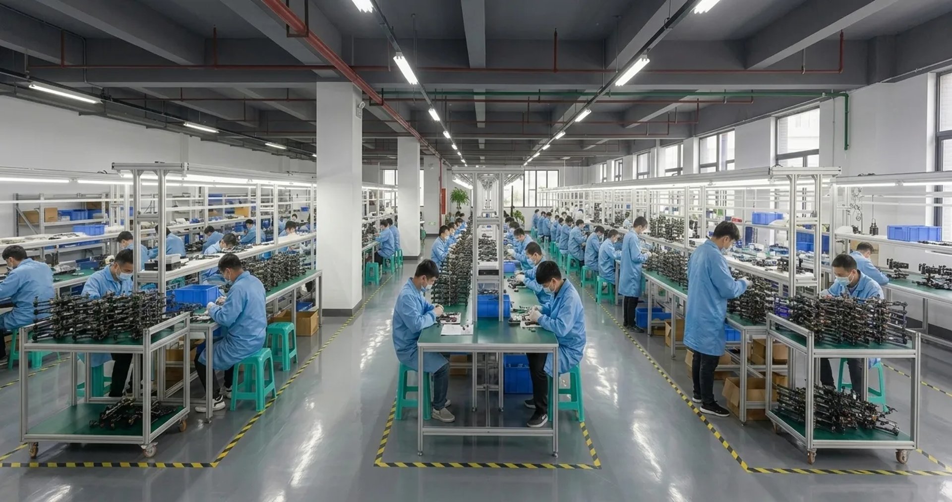 an abstract photo of a curved building with a blue sky in the background