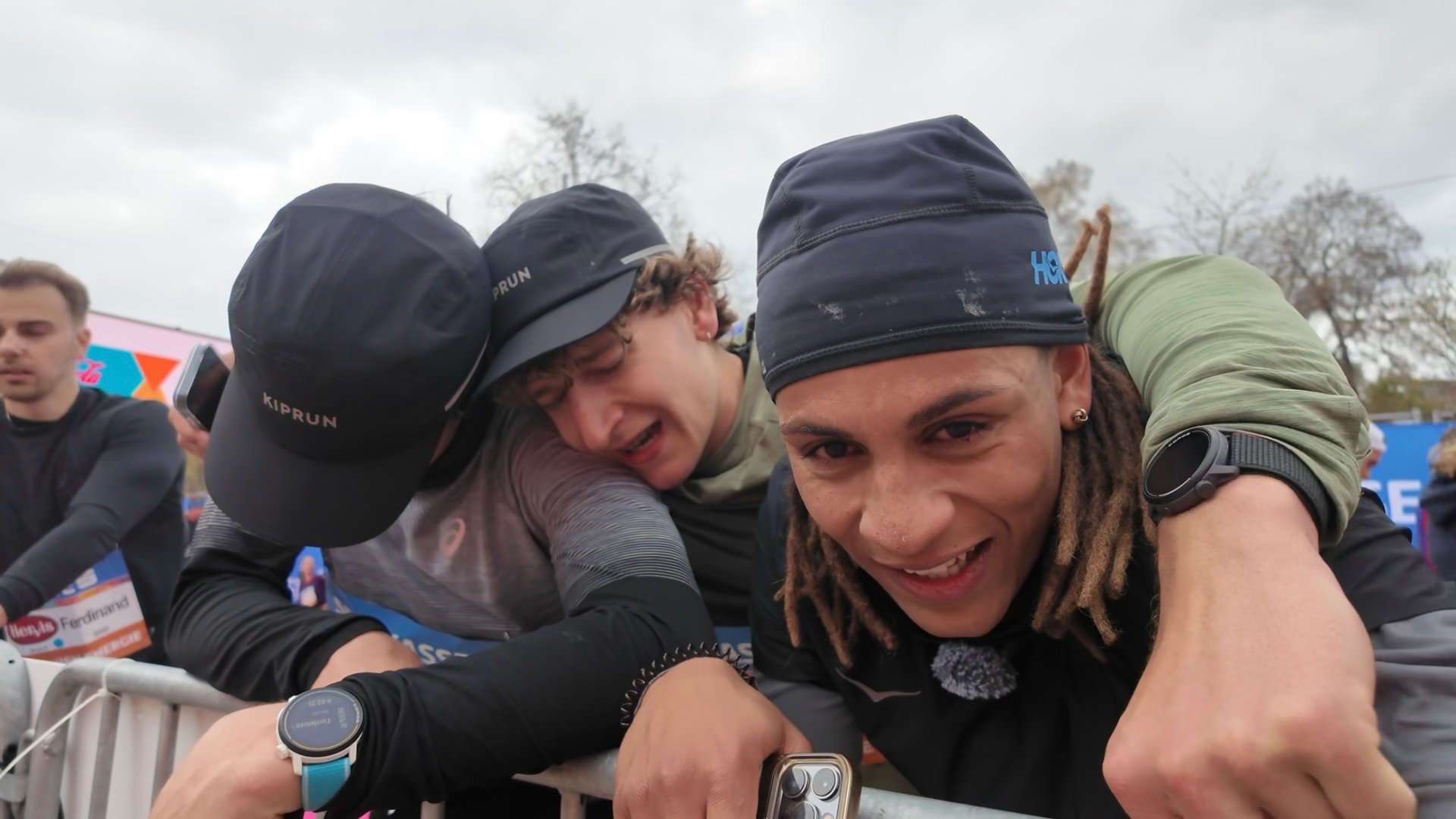an abstract photo of a curved building with a blue sky in the background