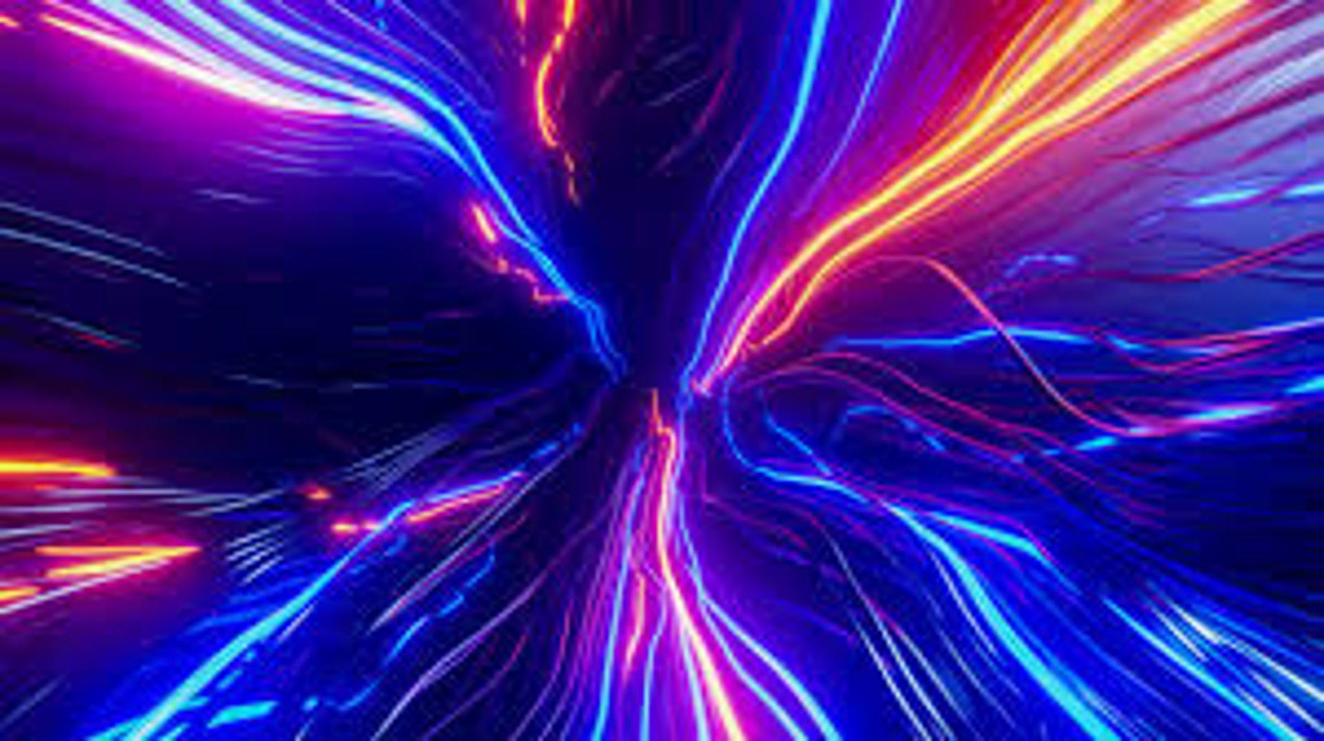 A blue firework ball on a black background