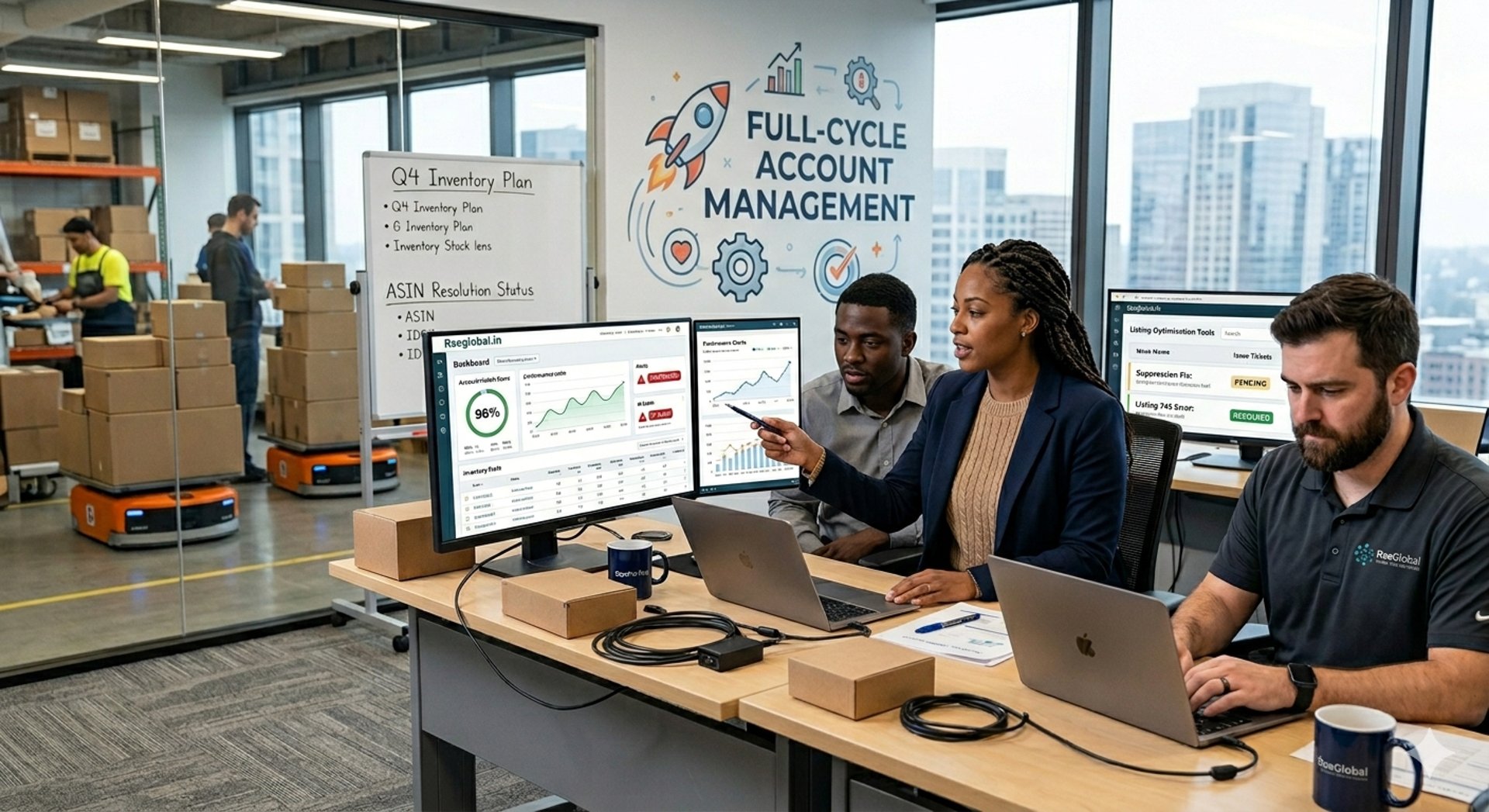 an abstract photo of a curved building with a blue sky in the background