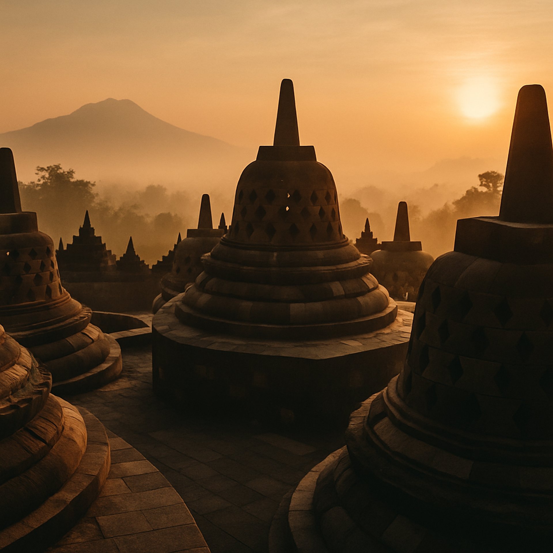 an abstract photo of a curved building with a blue sky in the background