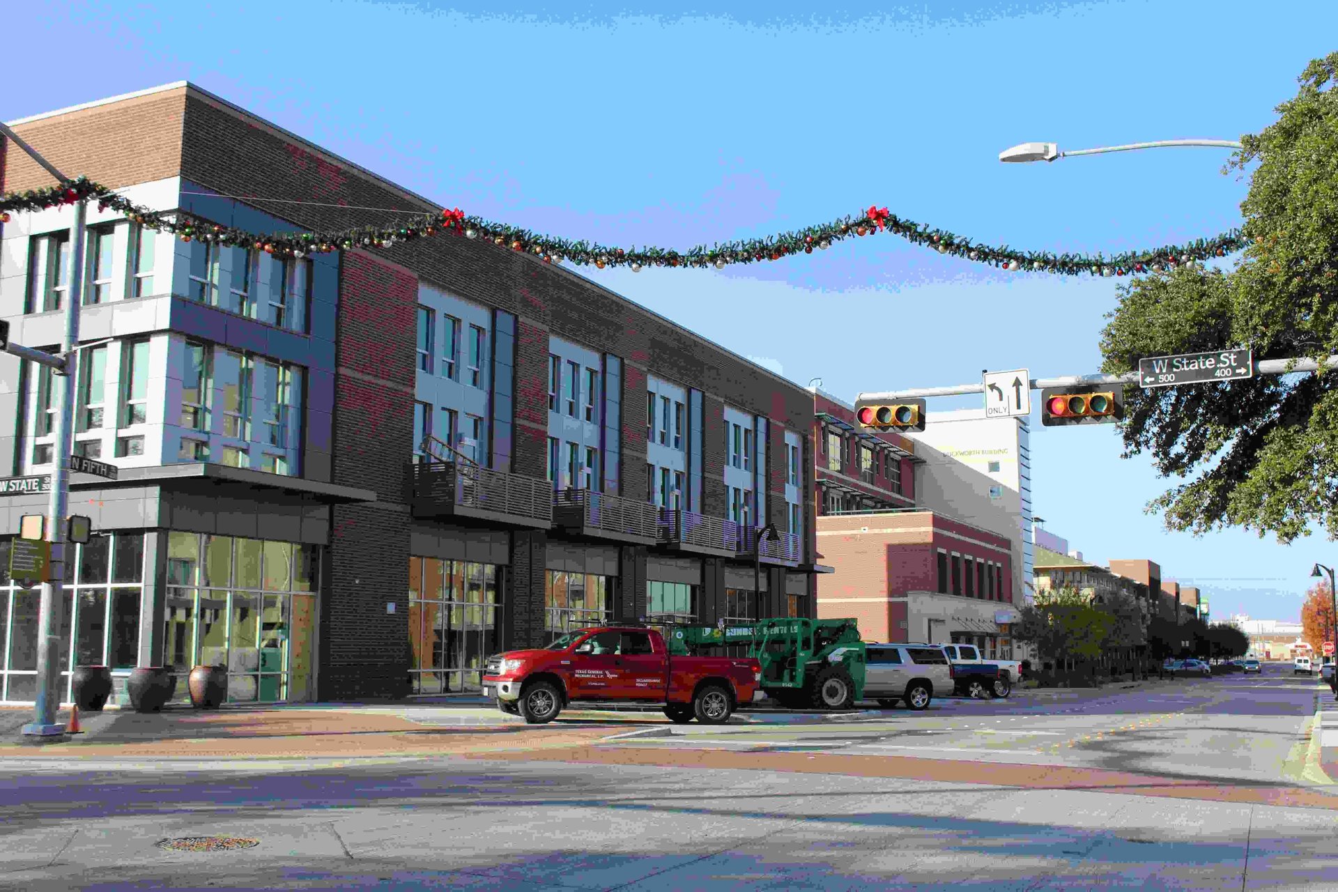 Downtown Street at Garland Texas