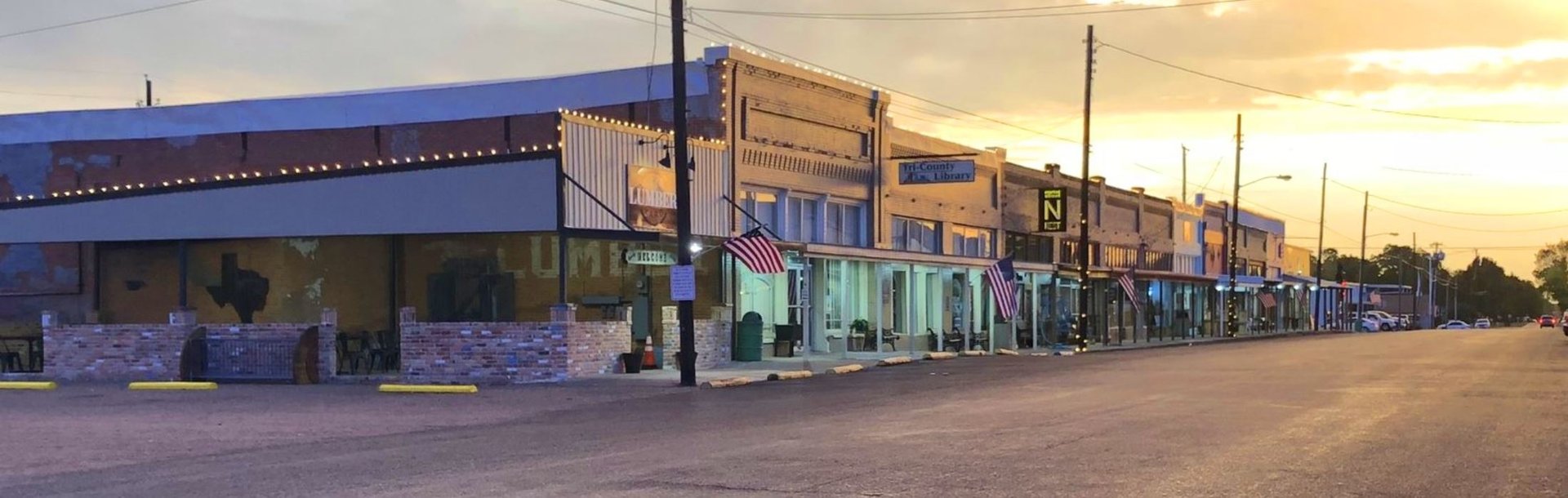 Mabank Texas at Sunset