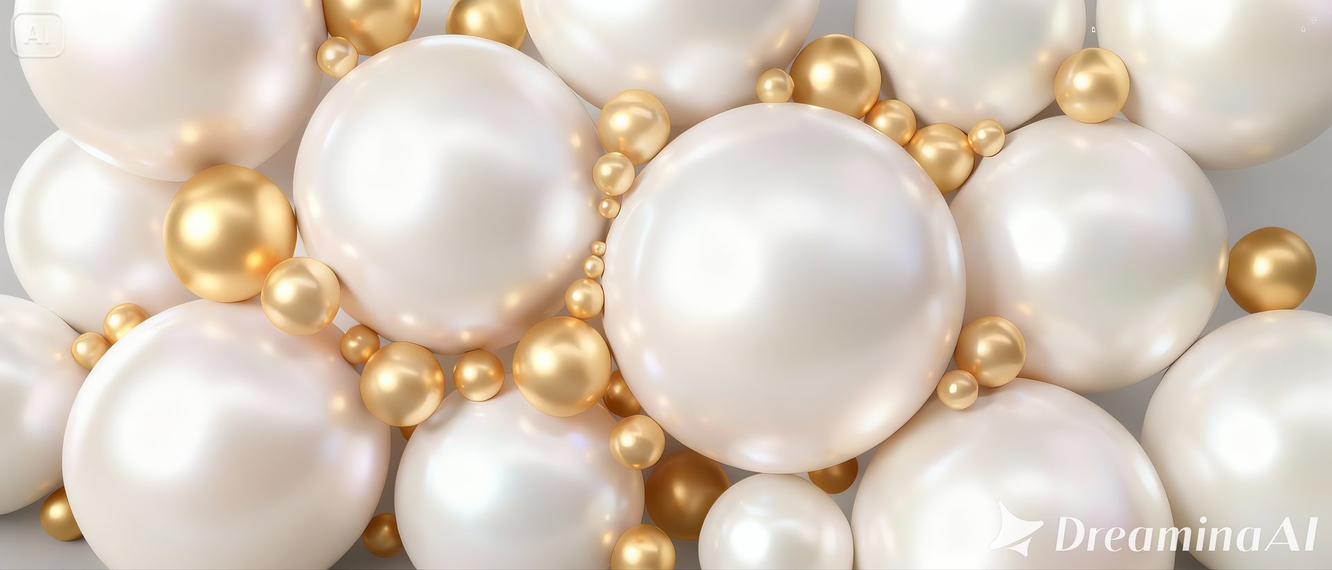 white pearl necklace on gray textile