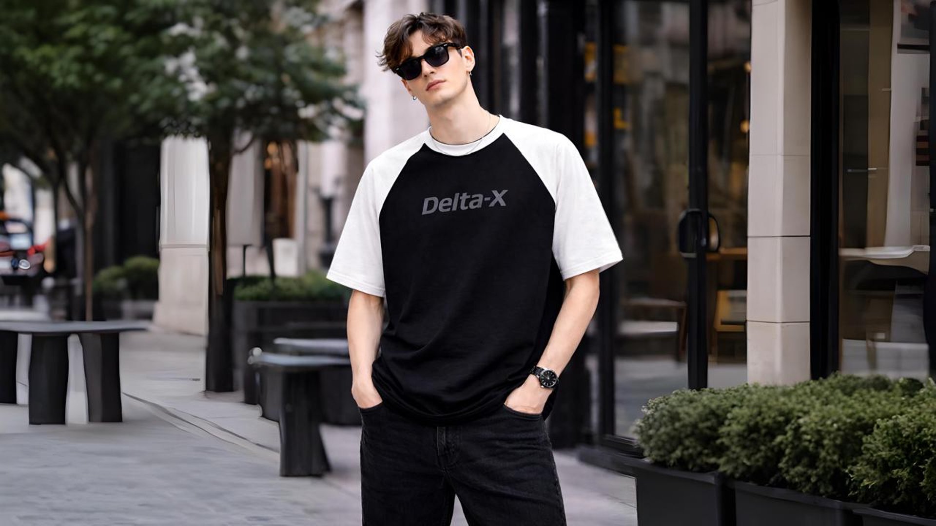 person wearing grey knit sweater