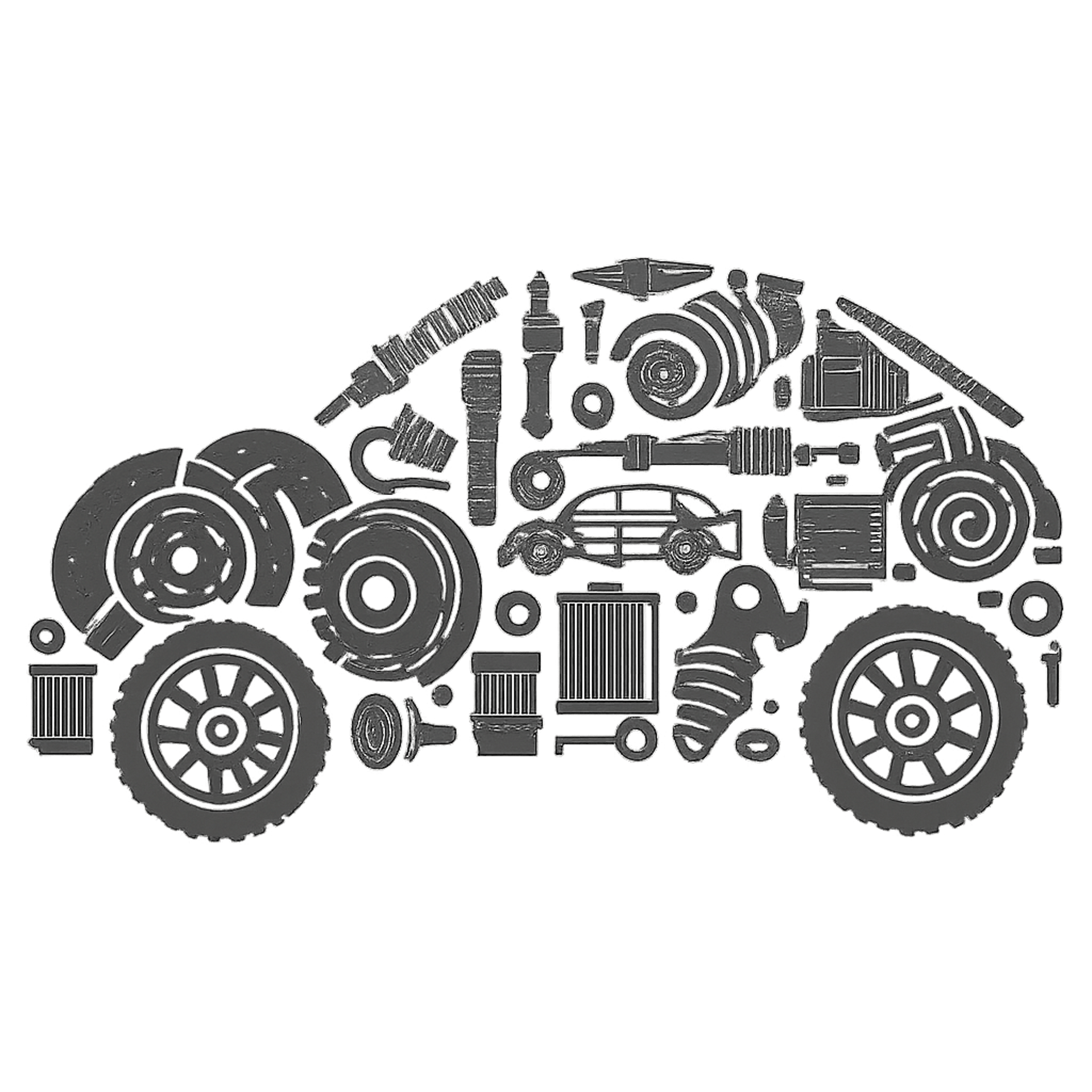 an abstract photo of a curved building with a blue sky in the background