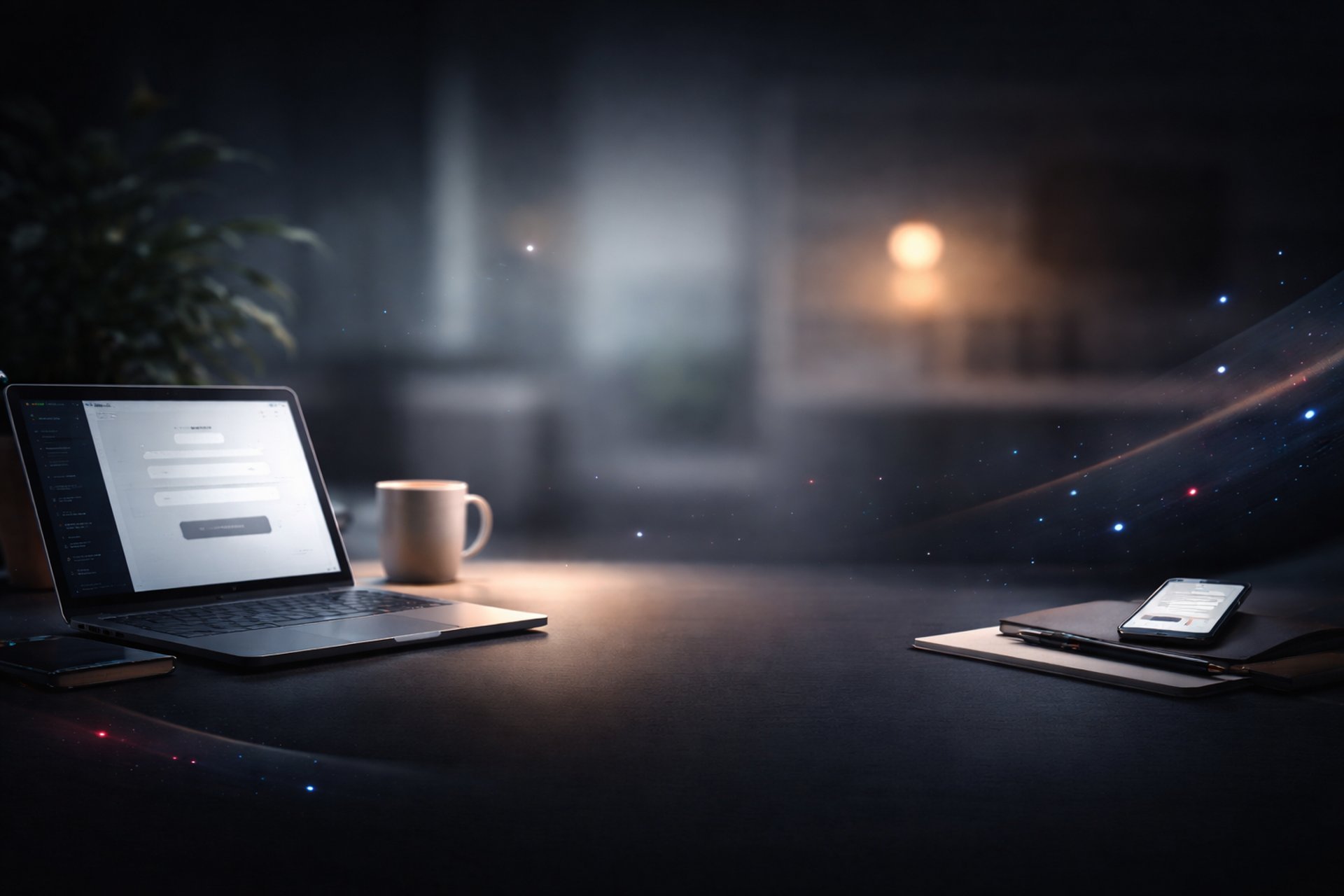 an abstract photo of a curved building with a blue sky in the background
