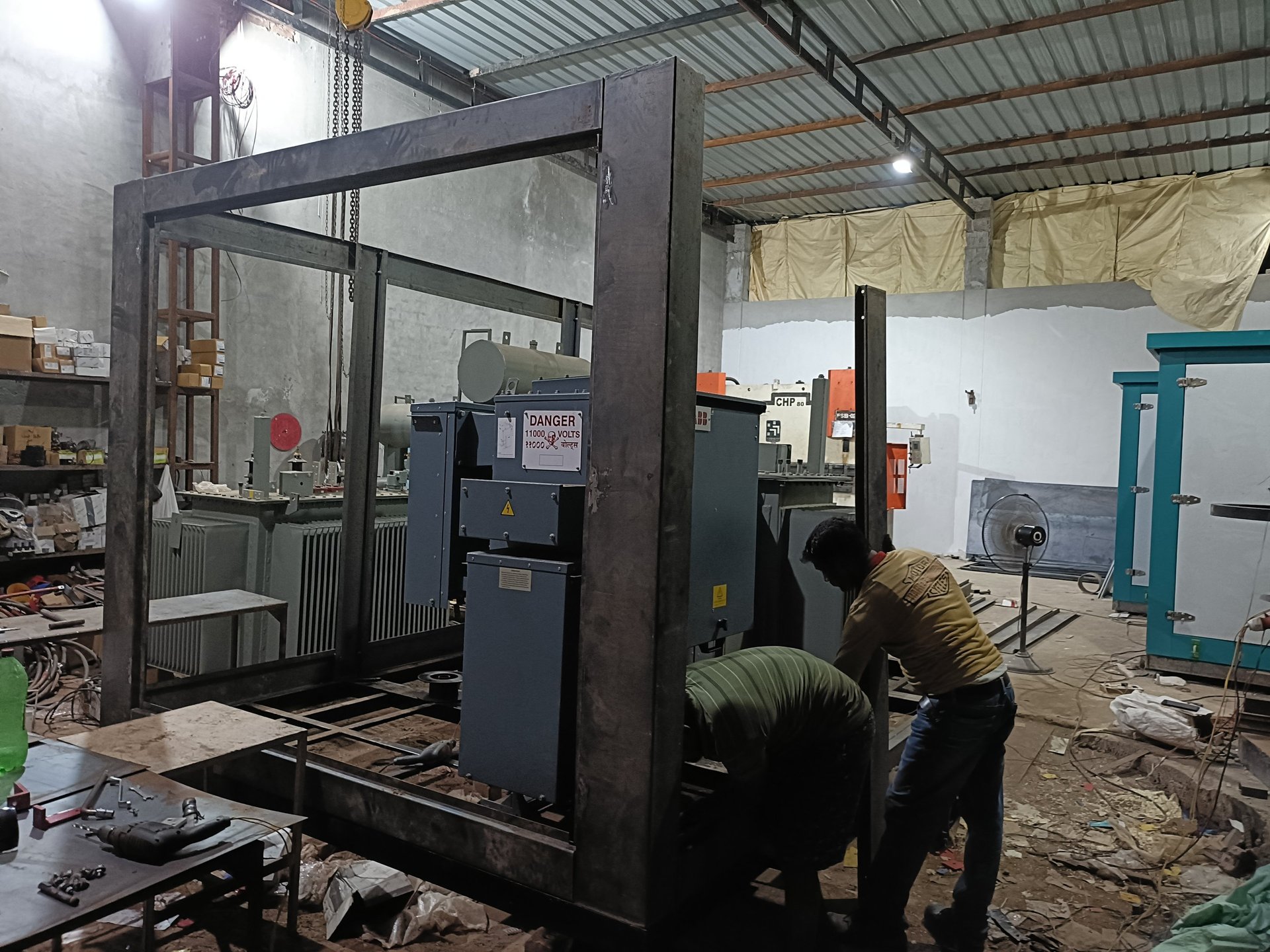 multicolored electronic part