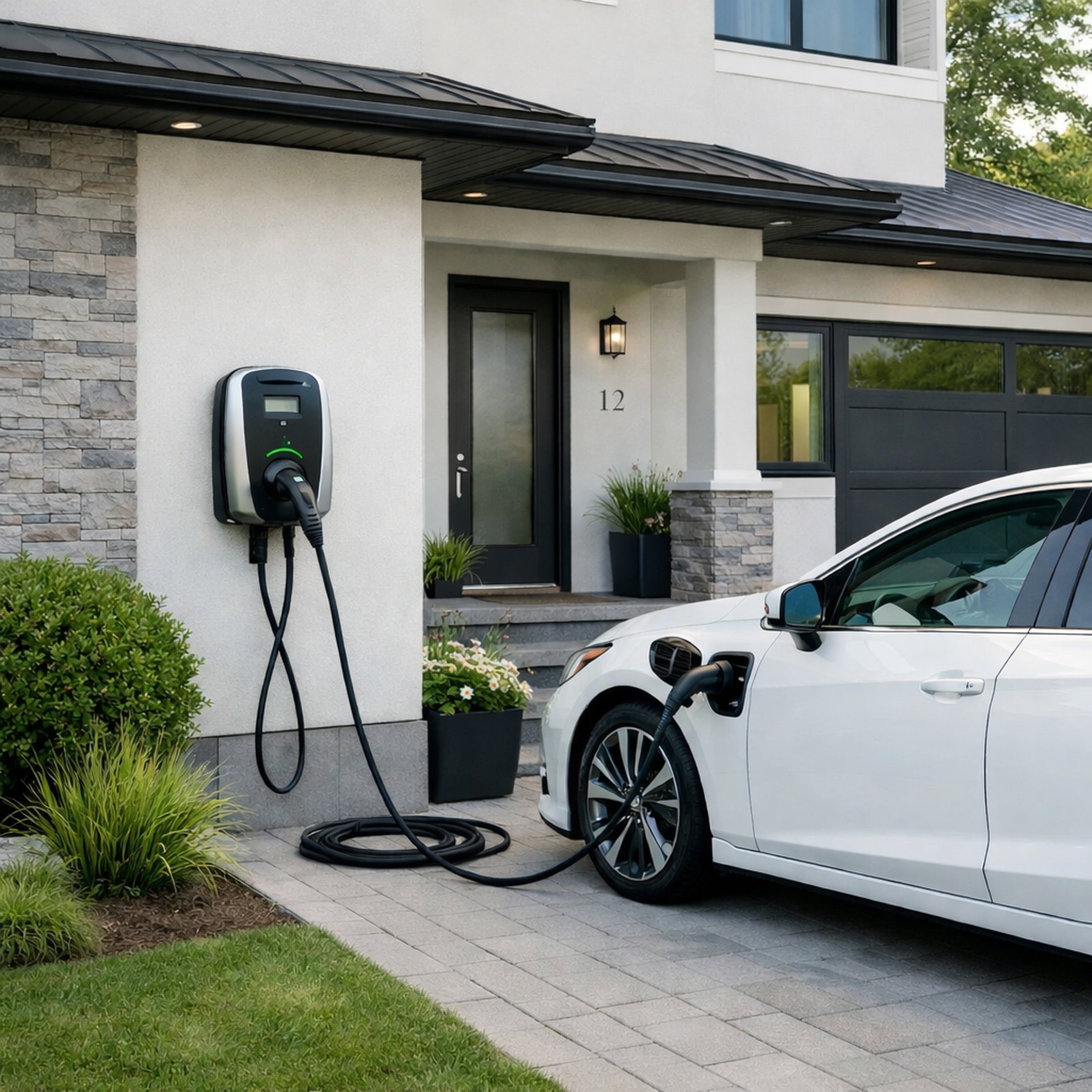 an abstract photo of a curved building with a blue sky in the background