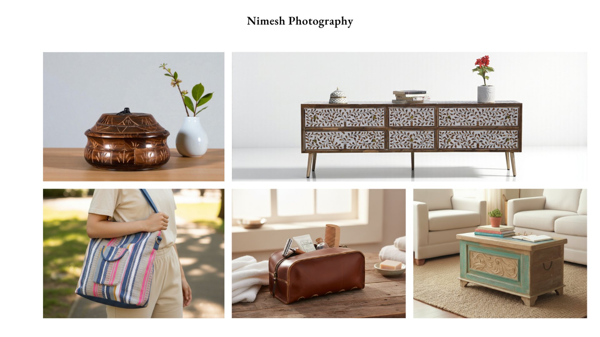 a camera, a camera lens, a pen, and other items on a table