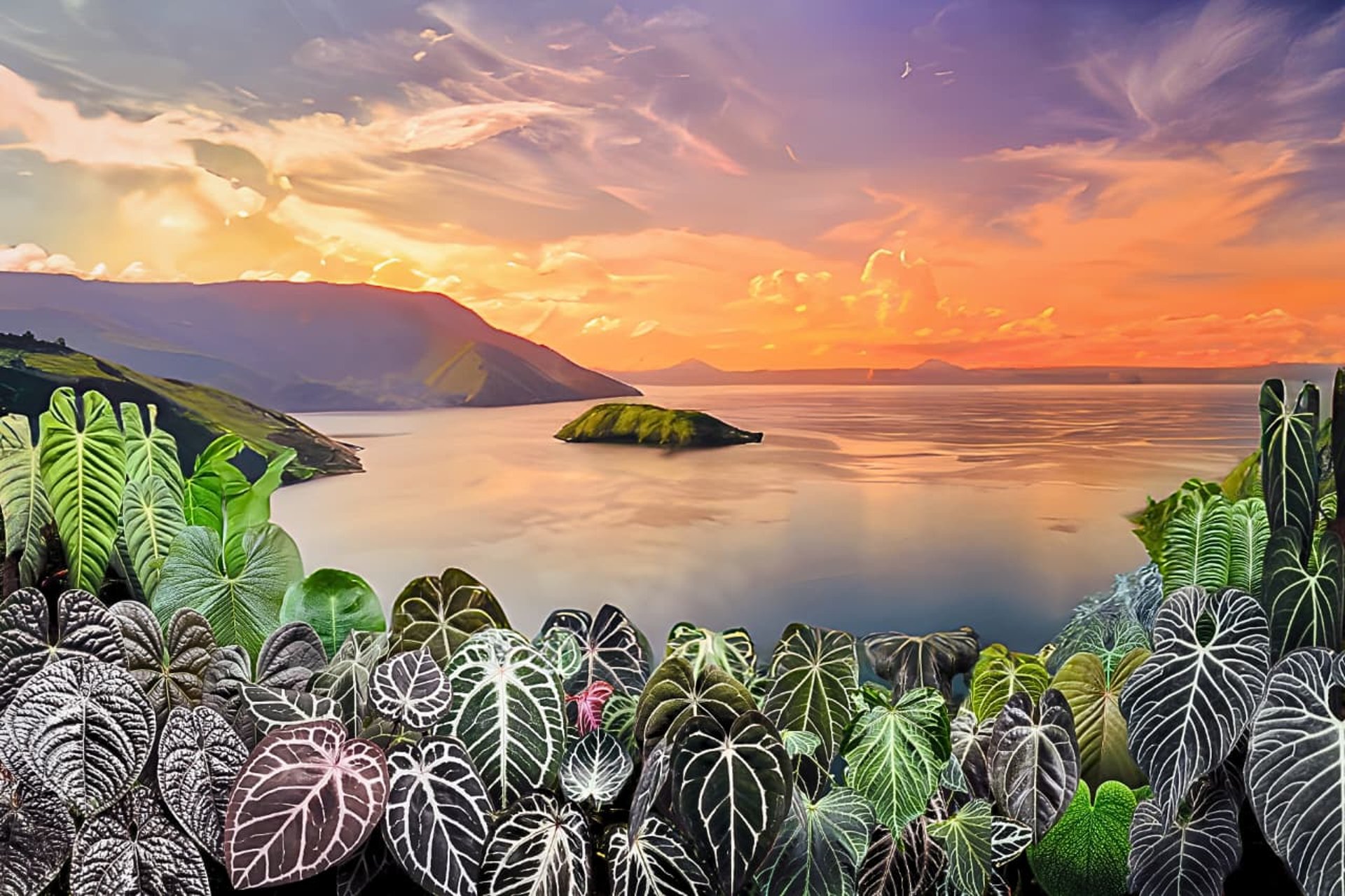 woman holding dried flower