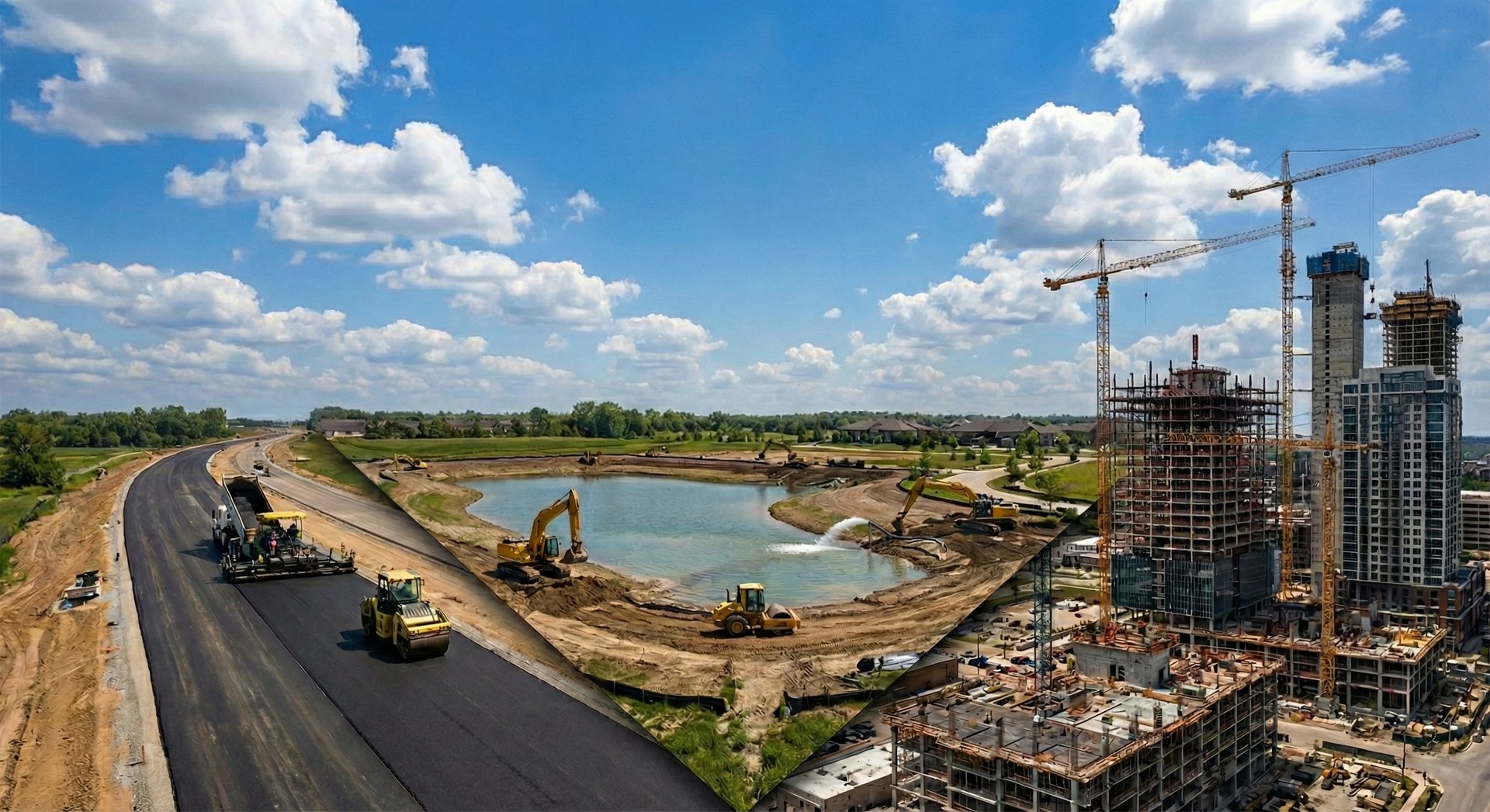 aerial photo of road