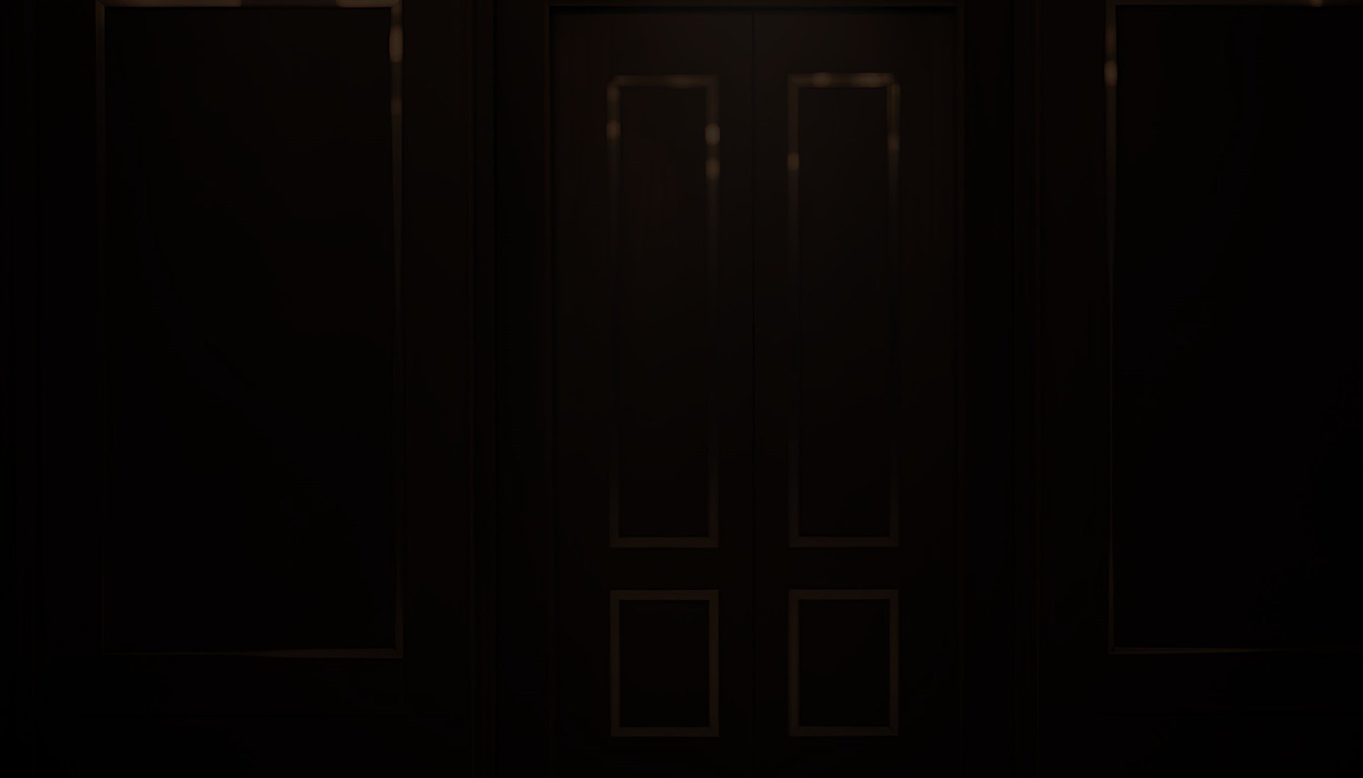 an abstract photo of a curved building with a blue sky in the background