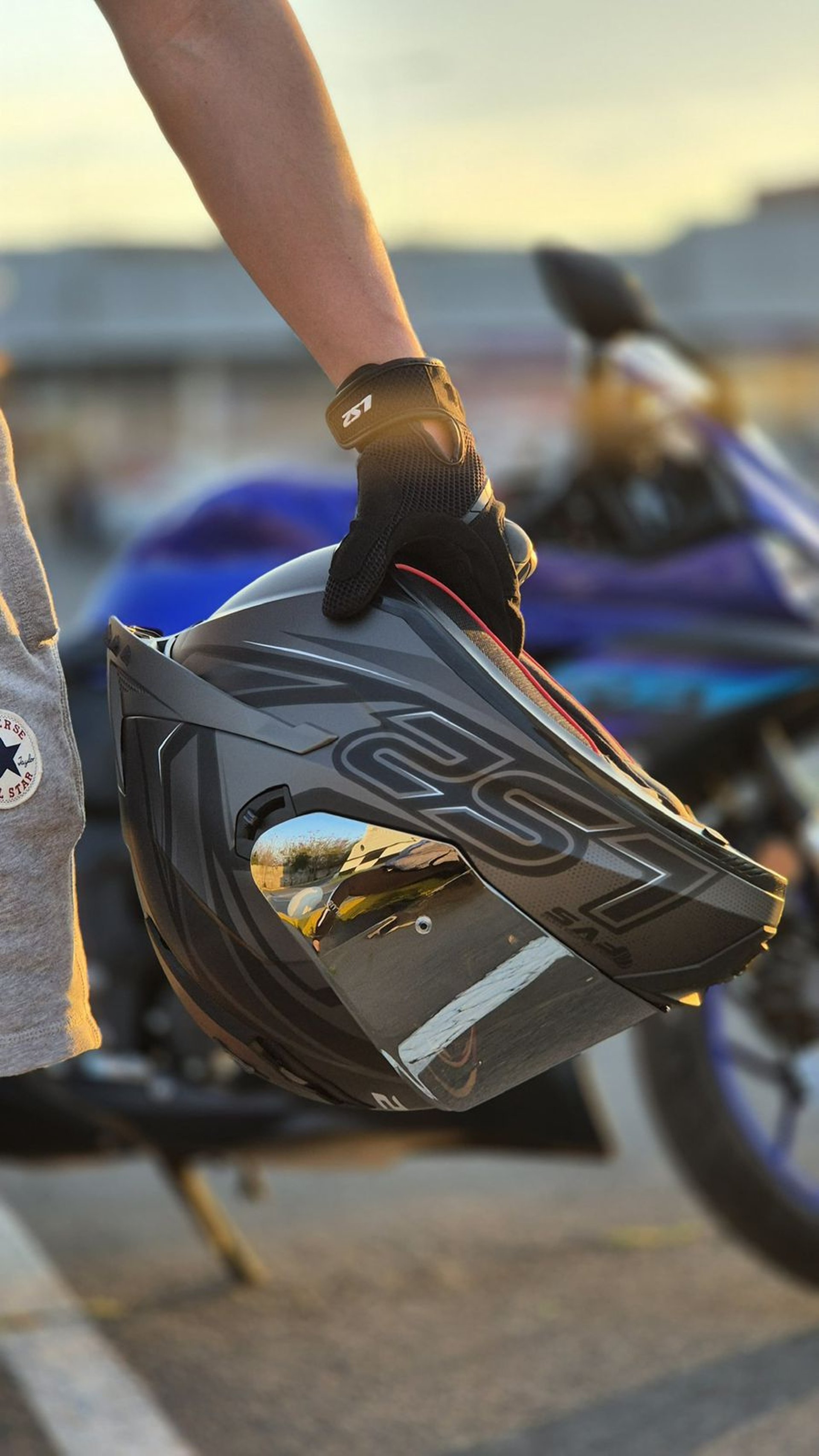 woman holding dried flower