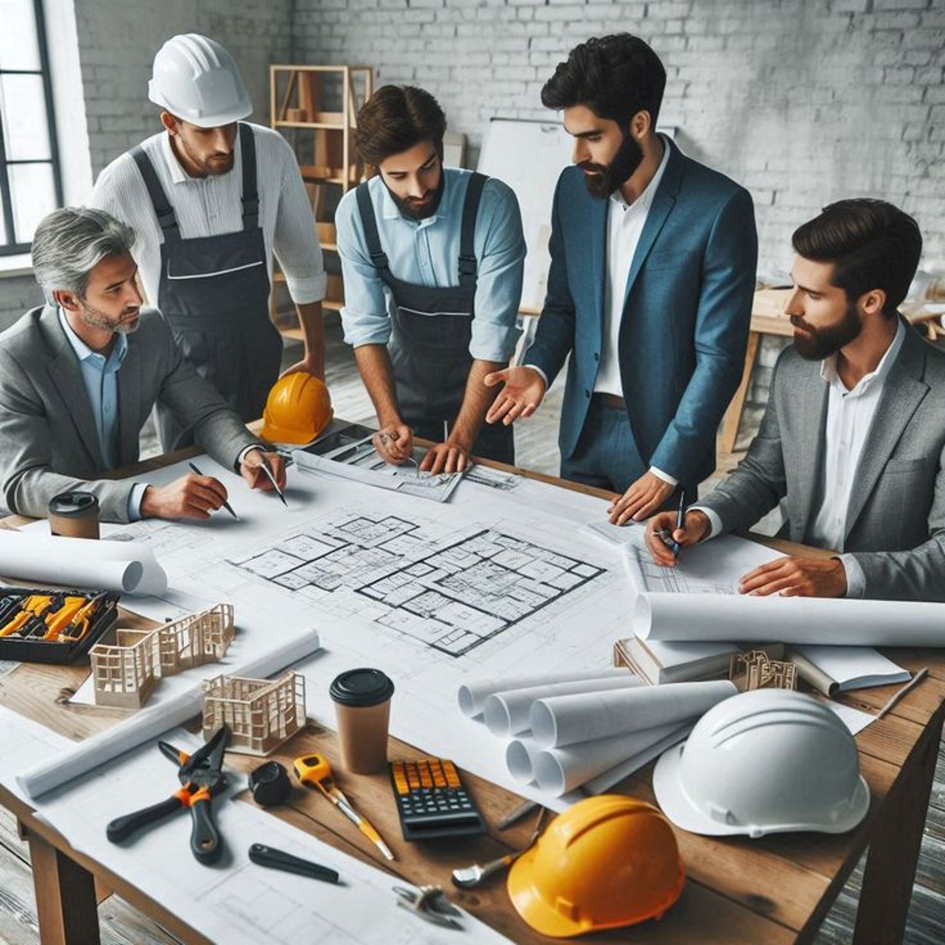 an abstract photo of a curved building with a blue sky in the background
