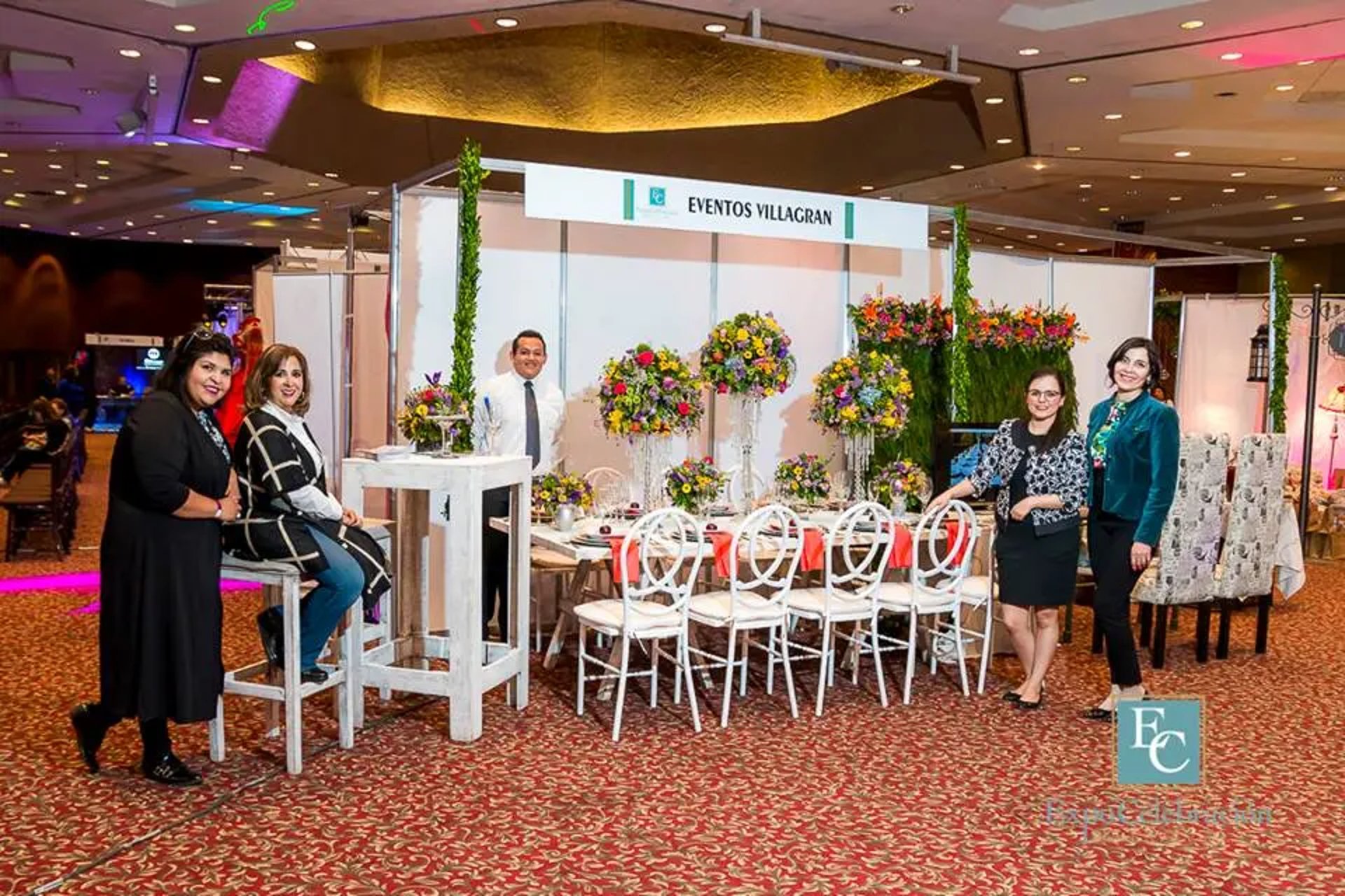 Stand de planeación de eventos en expo 2017