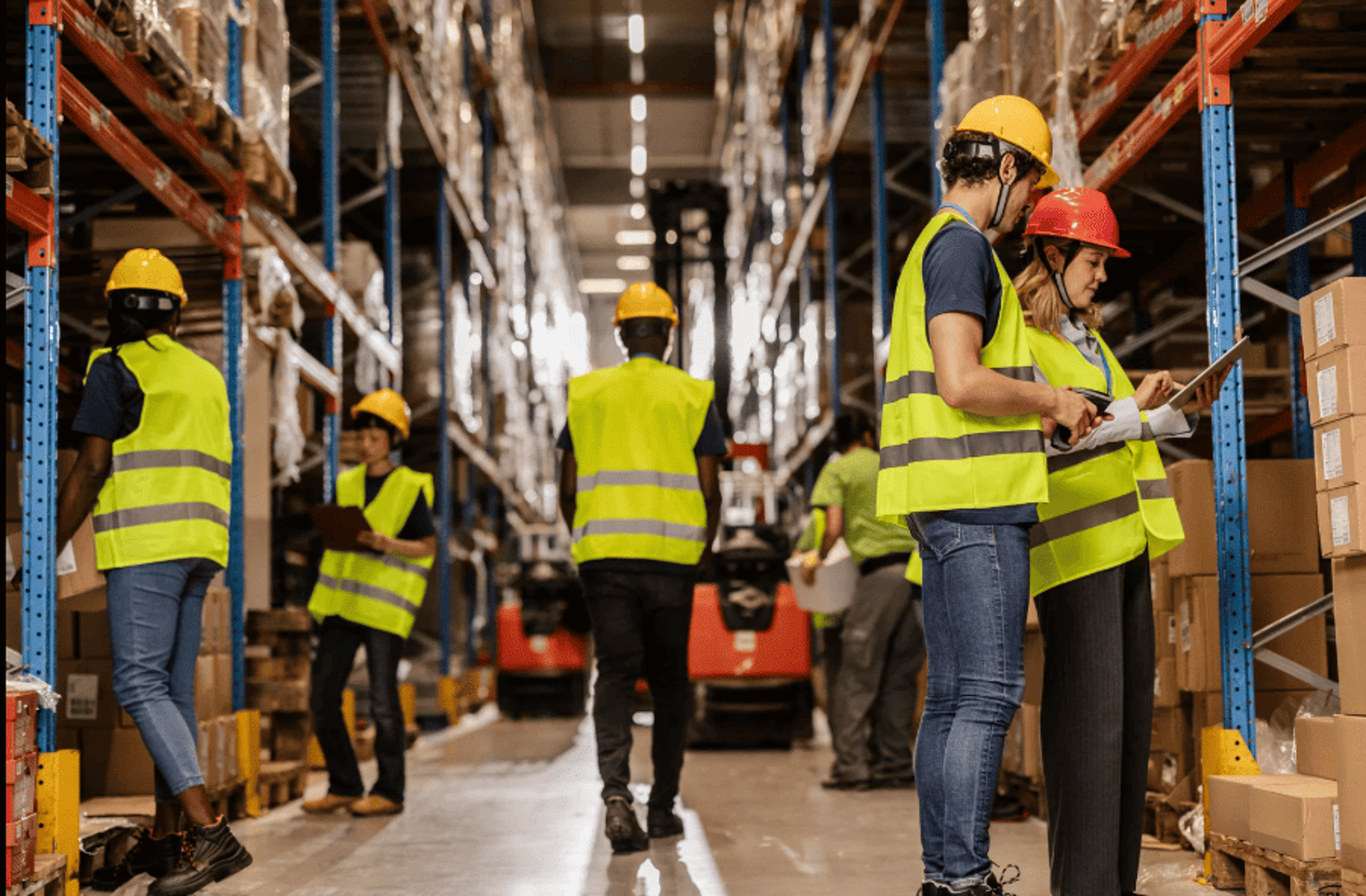 an abstract photo of a curved building with a blue sky in the background