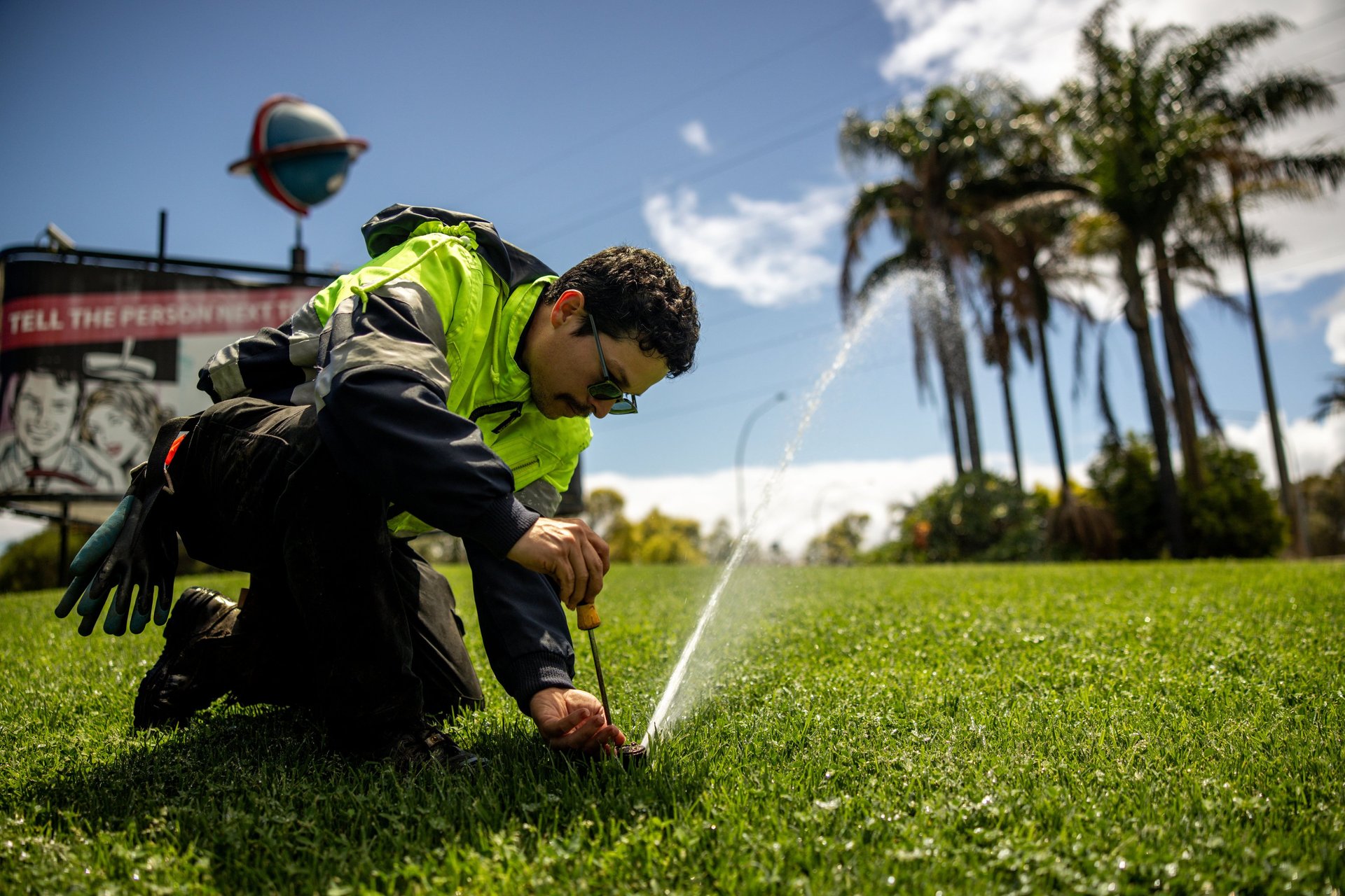 black and brown leather padded tub sofa