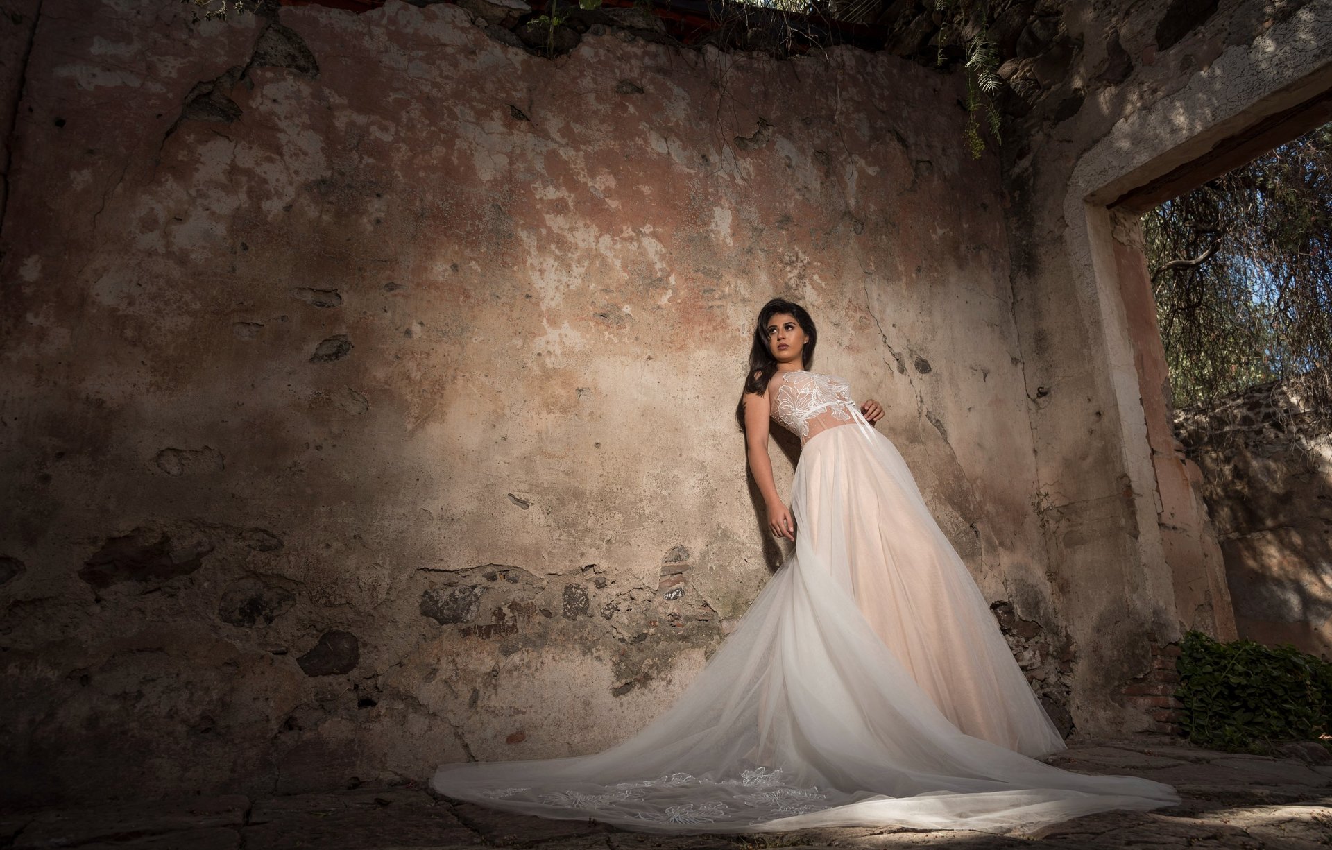 woman holding dried flower