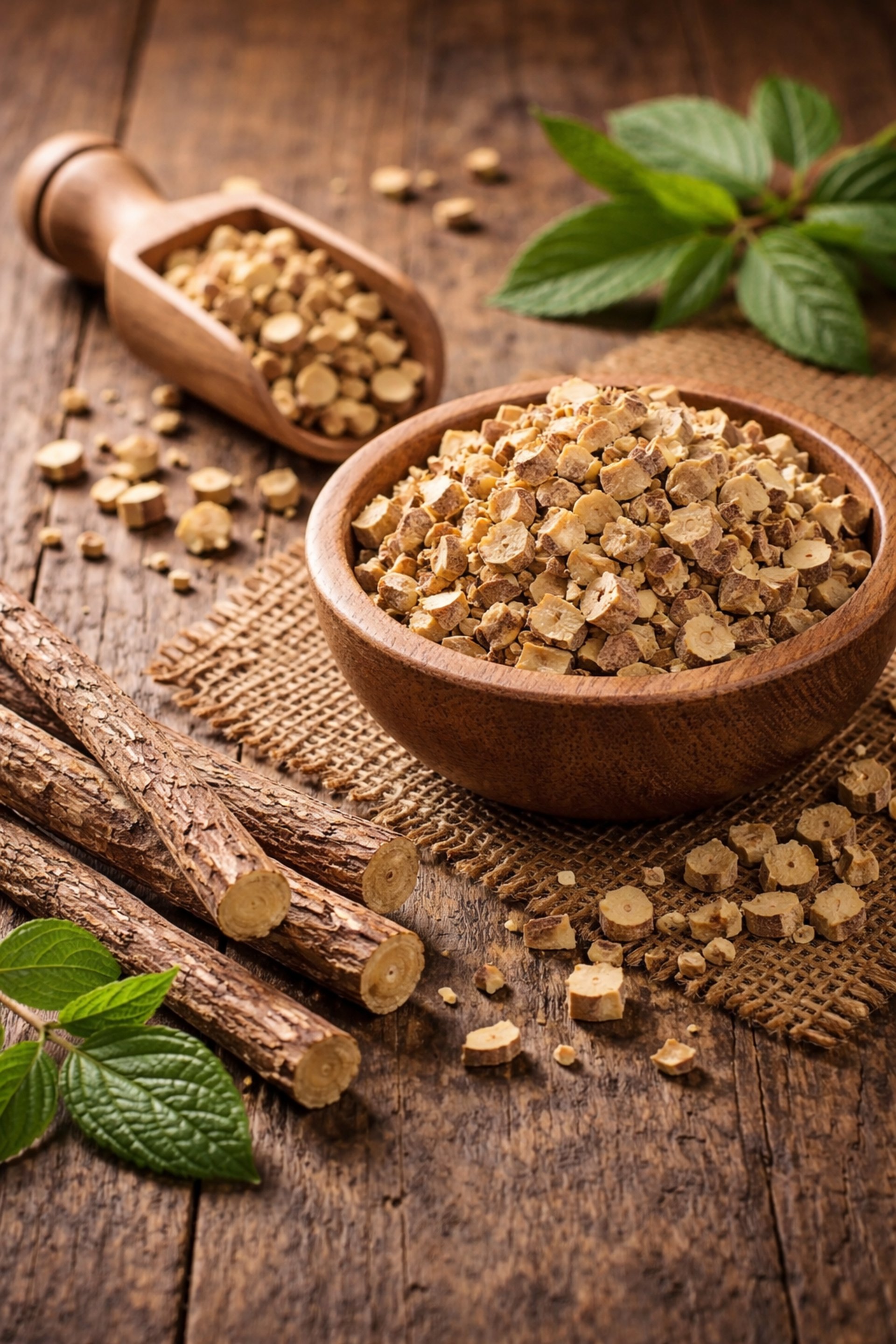 brown and white plant on white surface