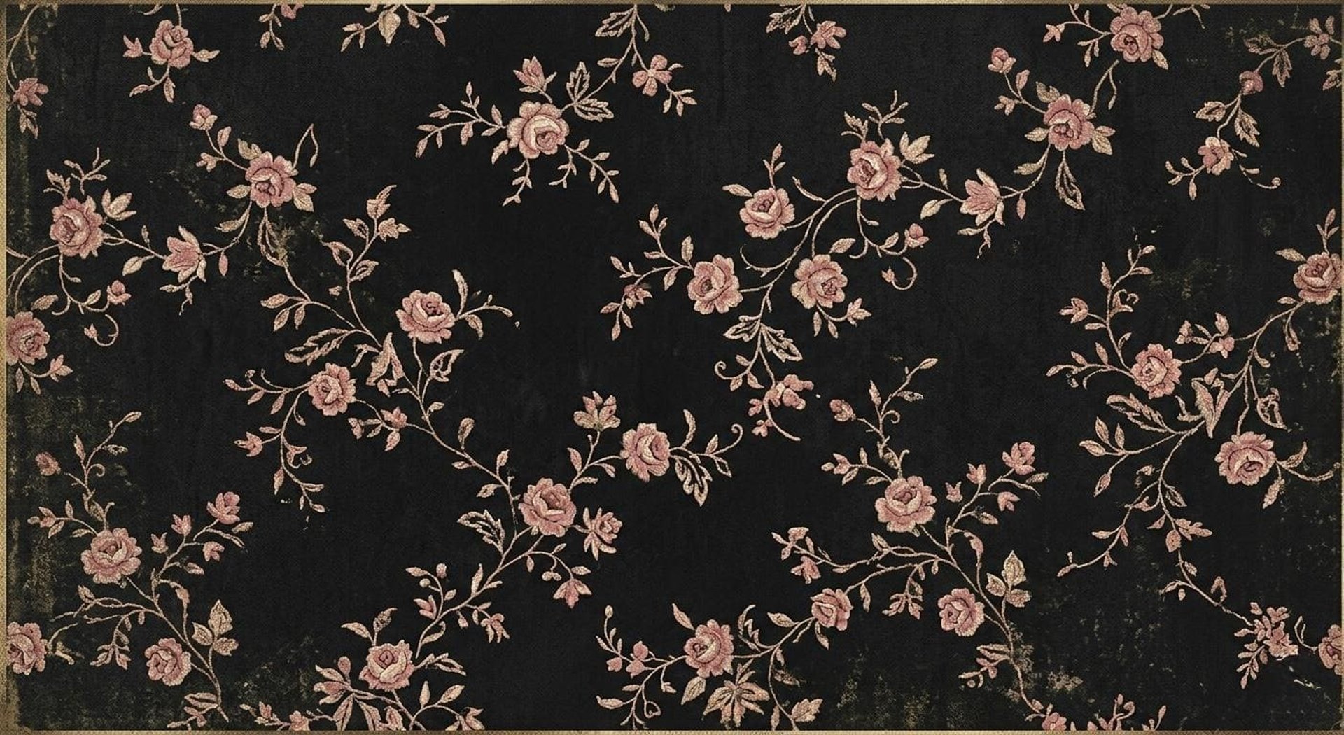 dogs and cats vintage Le Petit Paws wallpaper