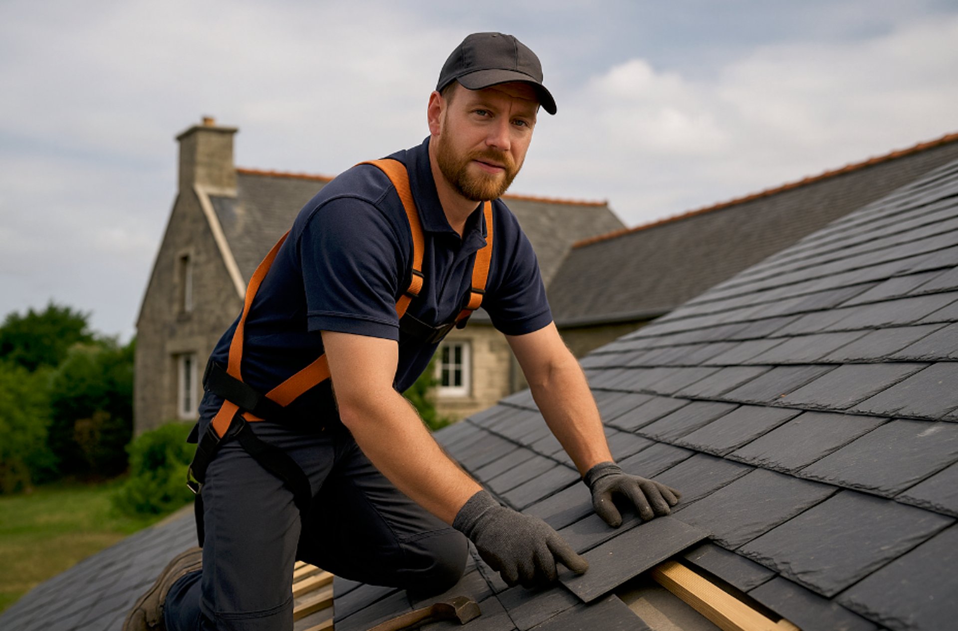 an abstract photo of a curved building with a blue sky in the background