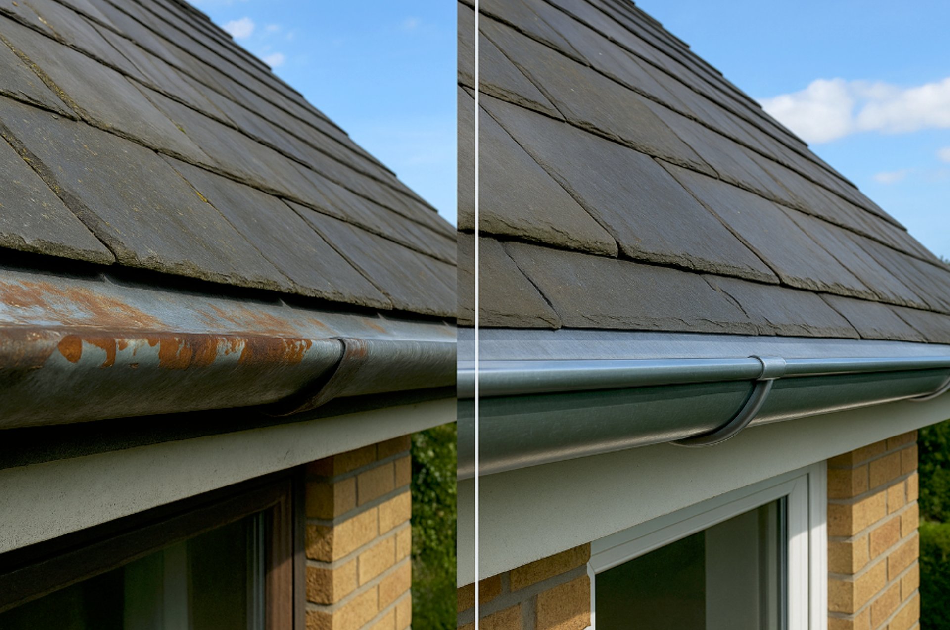 an abstract photo of a curved building with a blue sky in the background