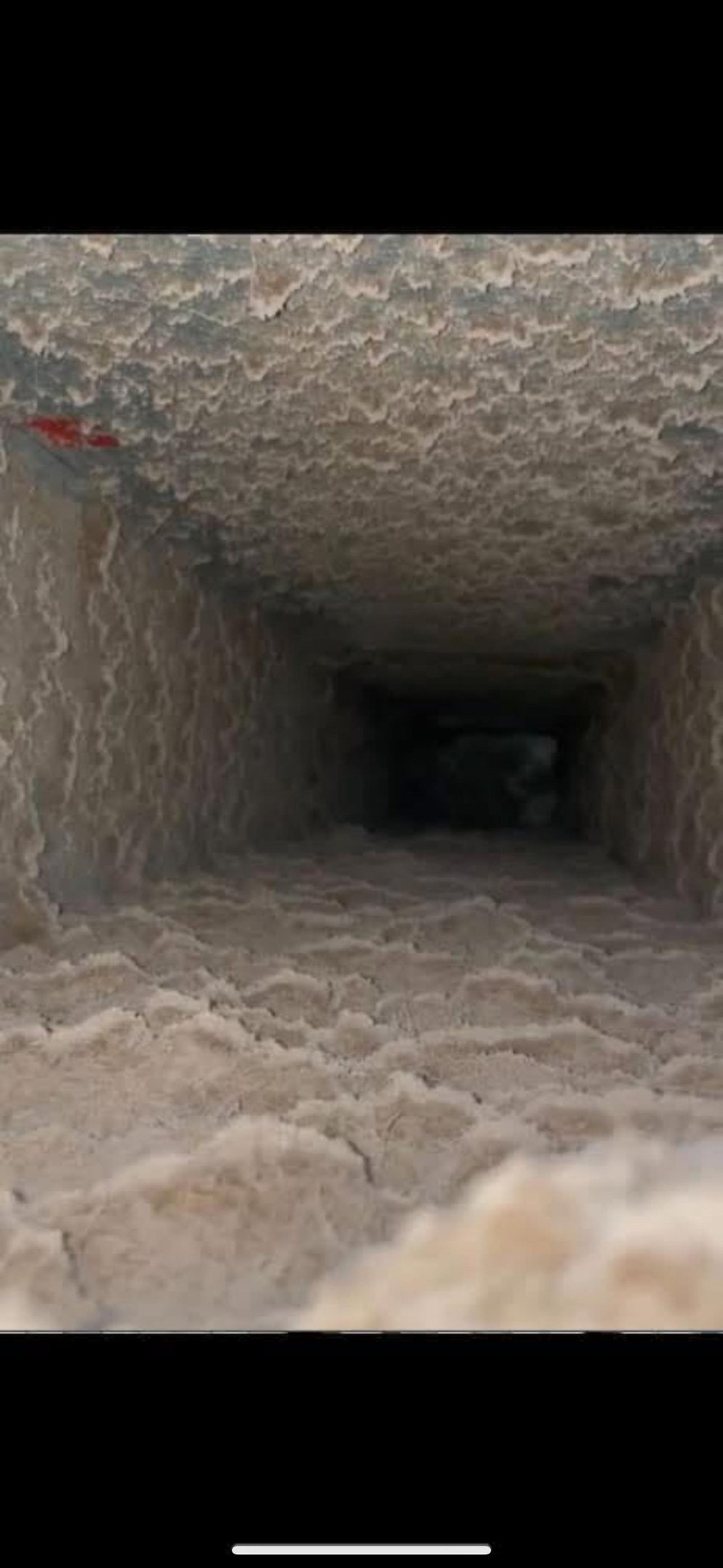 Air Duct Full of Debris