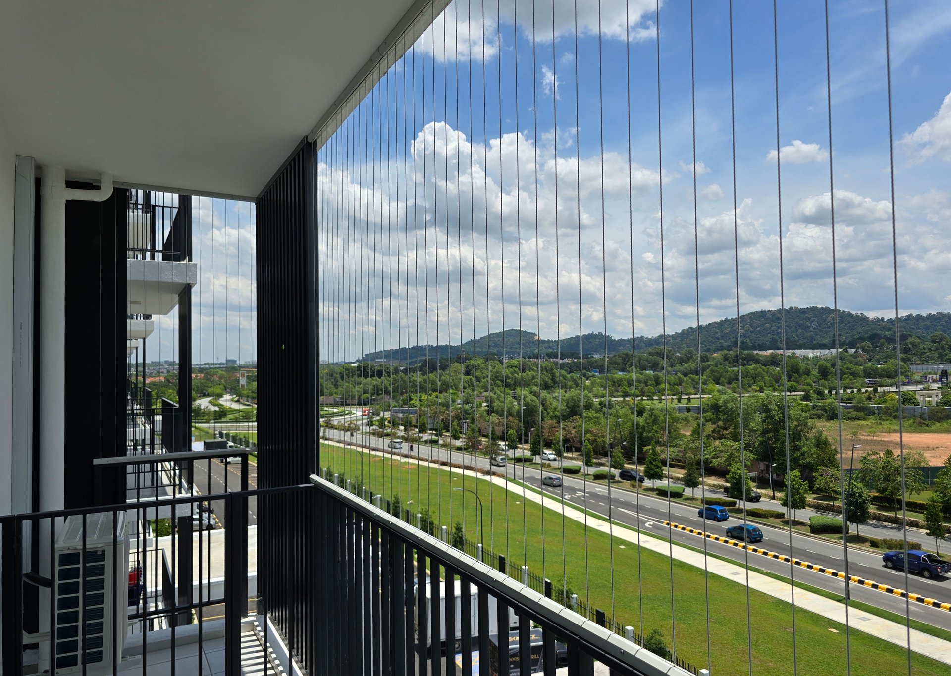 black and brown leather padded tub sofa
