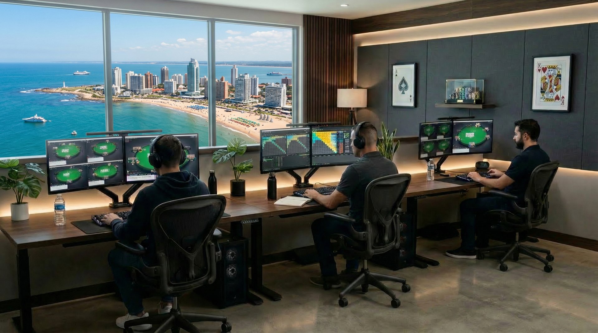 black and brown leather padded tub sofa