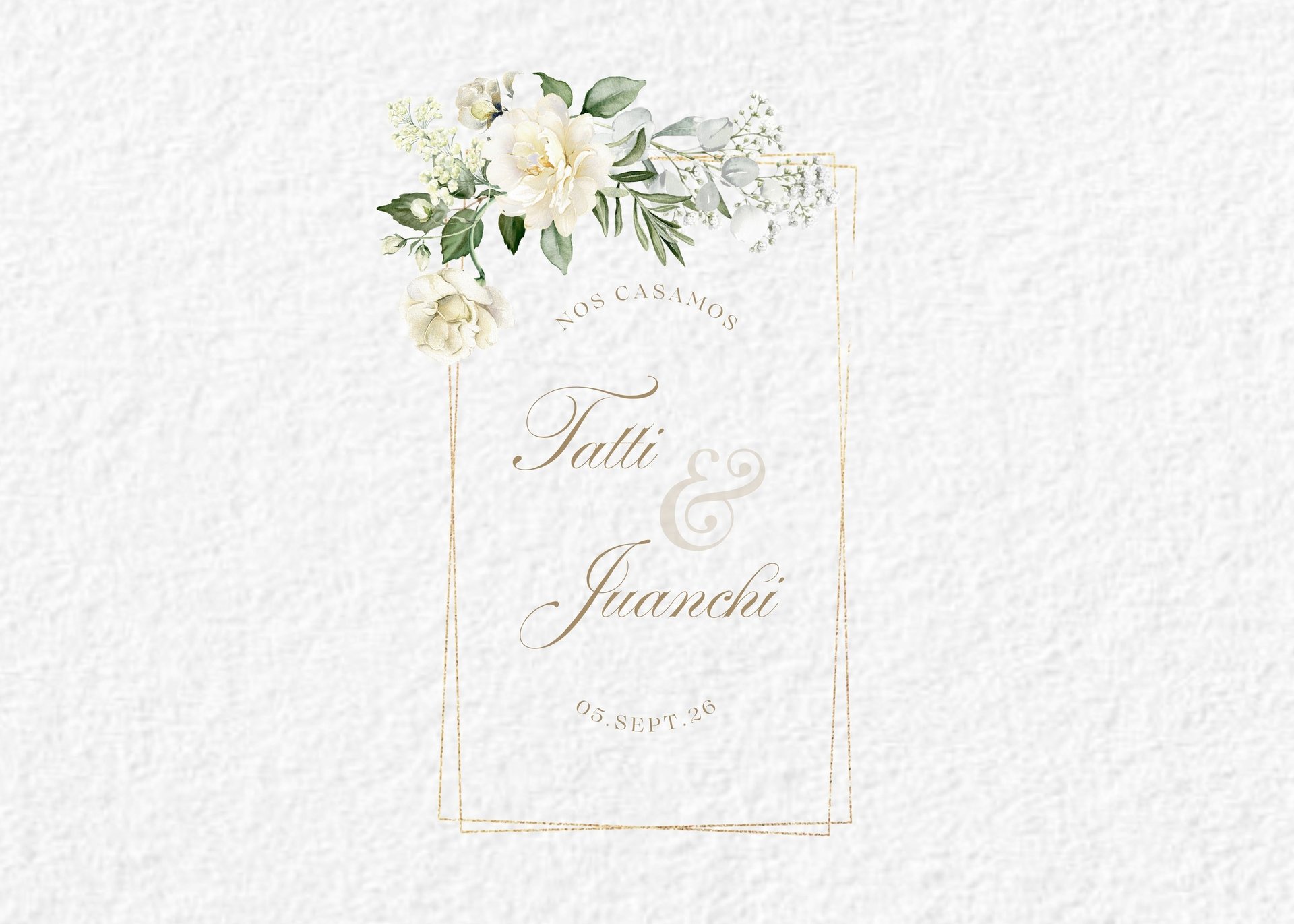 woman in white wedding dress stands in front of man in tuxedo