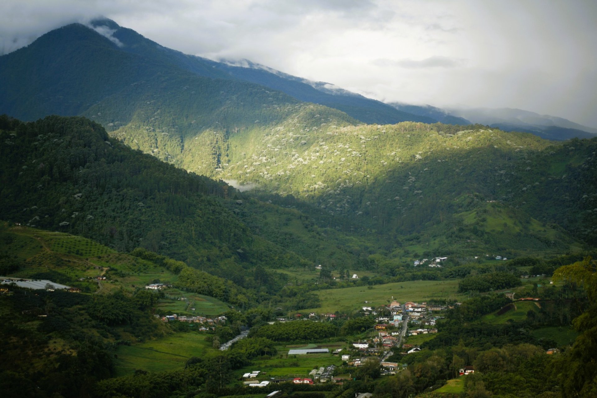 mountain range under blue sky