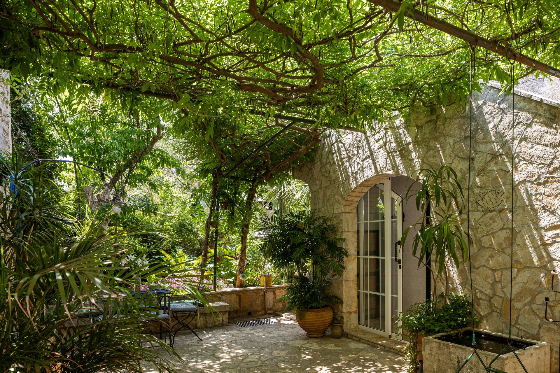 black blue and yellow textile