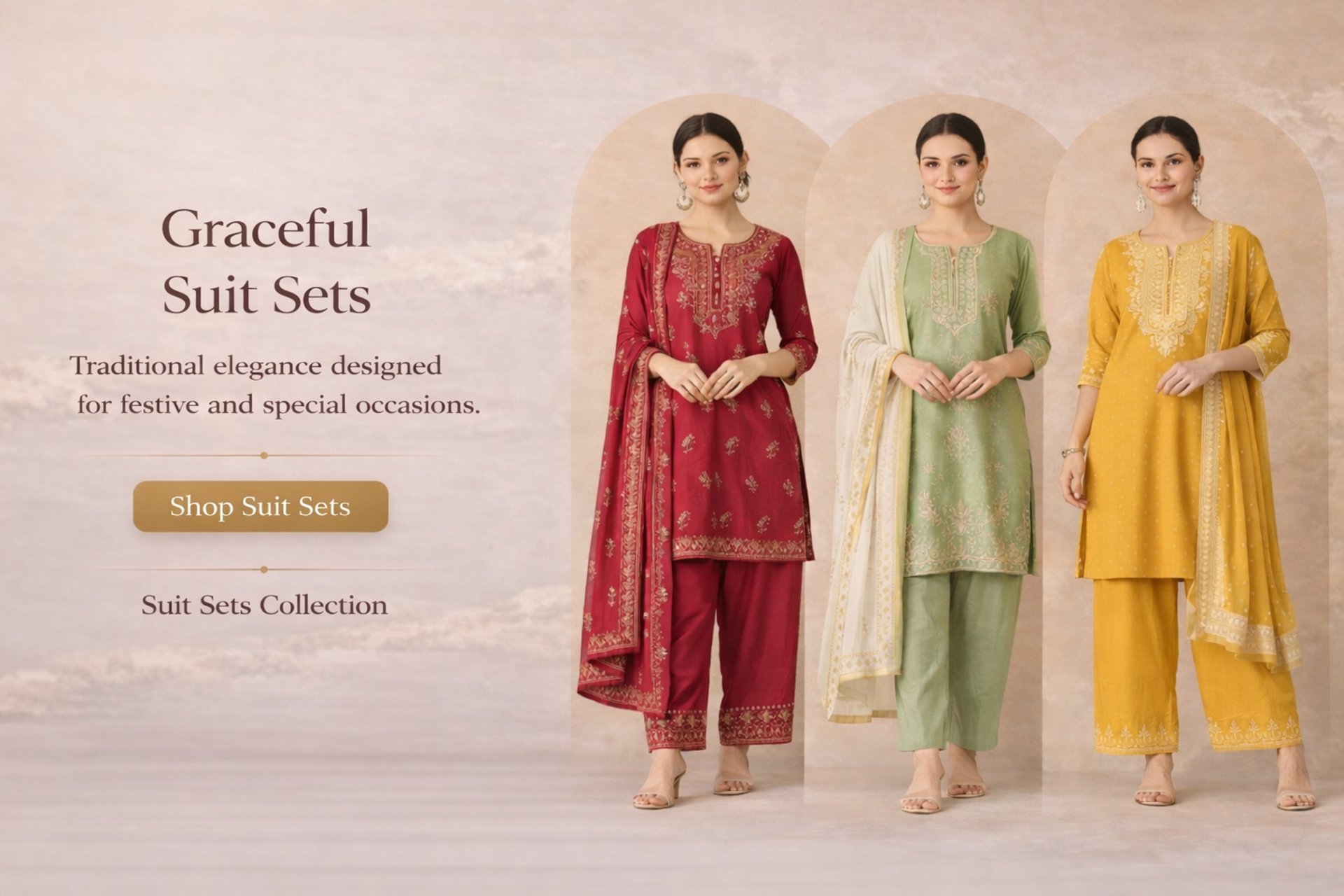 designer women suit sets collection by tryshopy