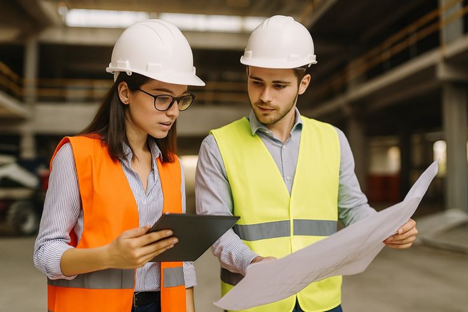 an abstract photo of a curved building with a blue sky in the background