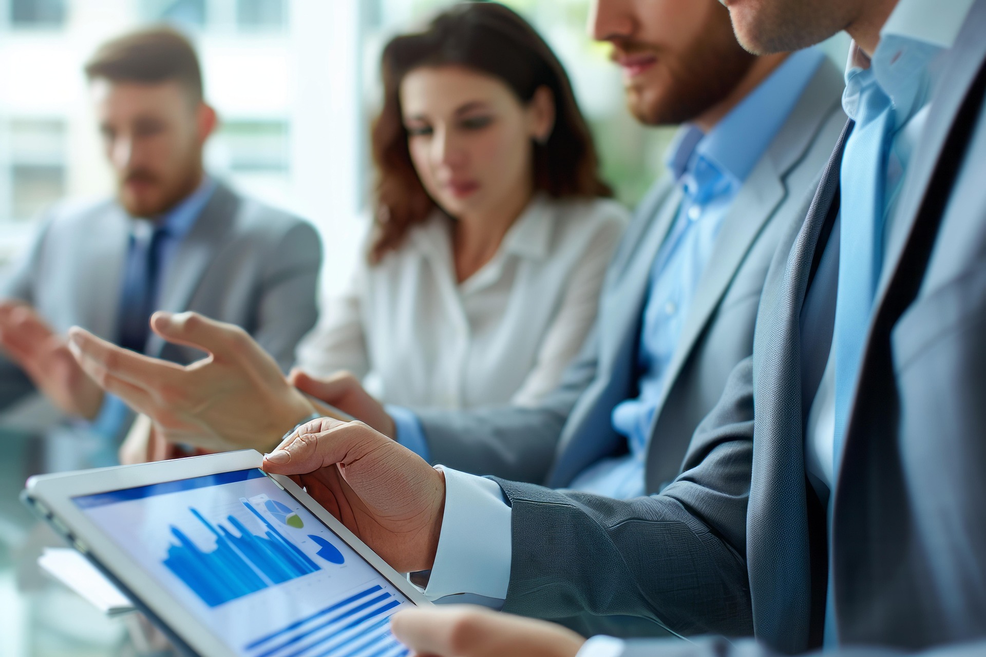 an abstract photo of a curved building with a blue sky in the background