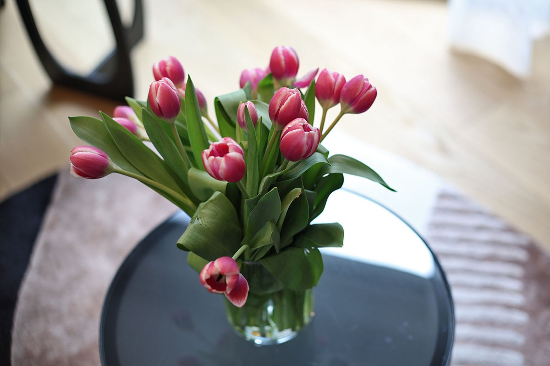 an abstract photo of a curved building with a blue sky in the background