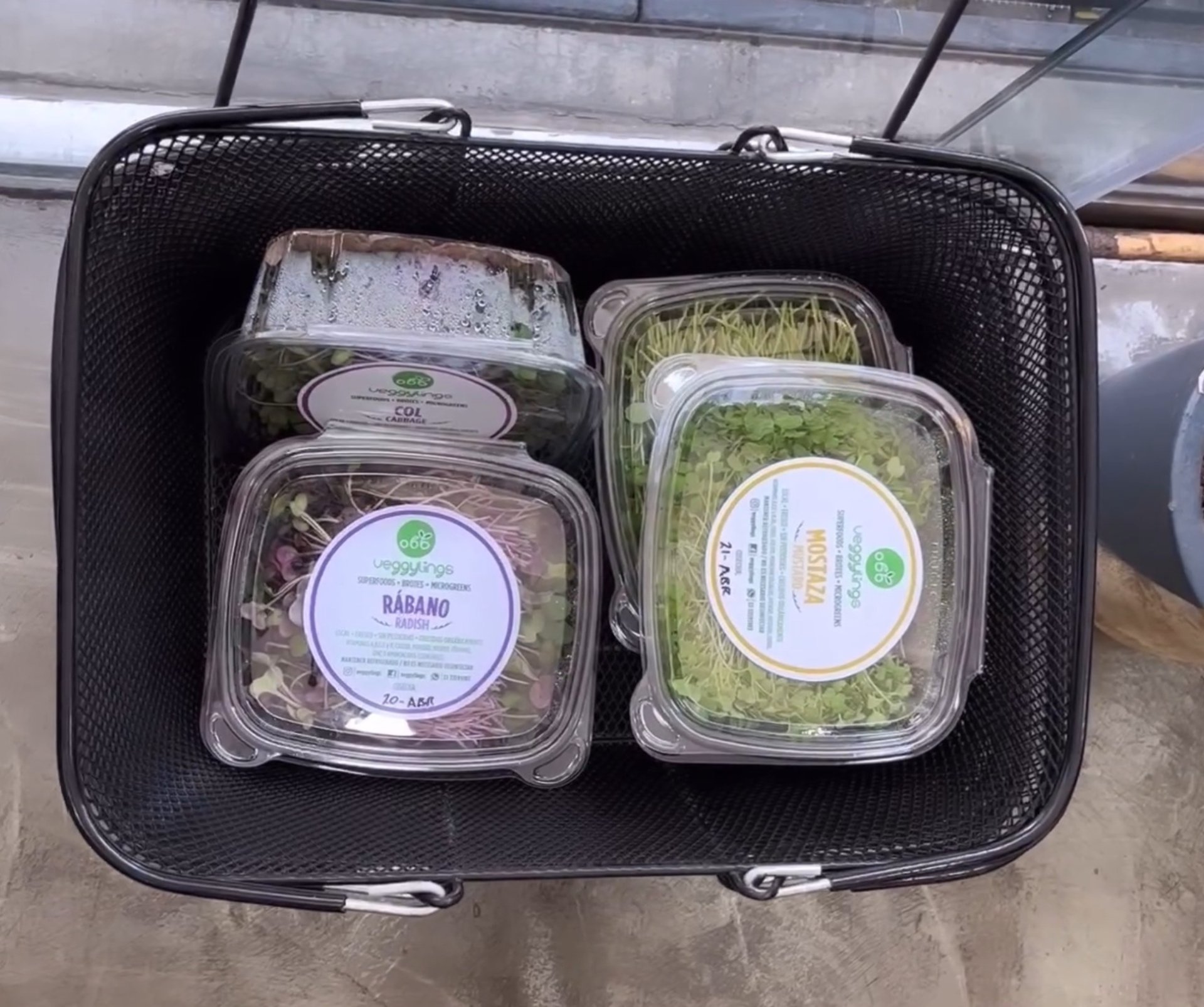 an abstract photo of a curved building with a blue sky in the background