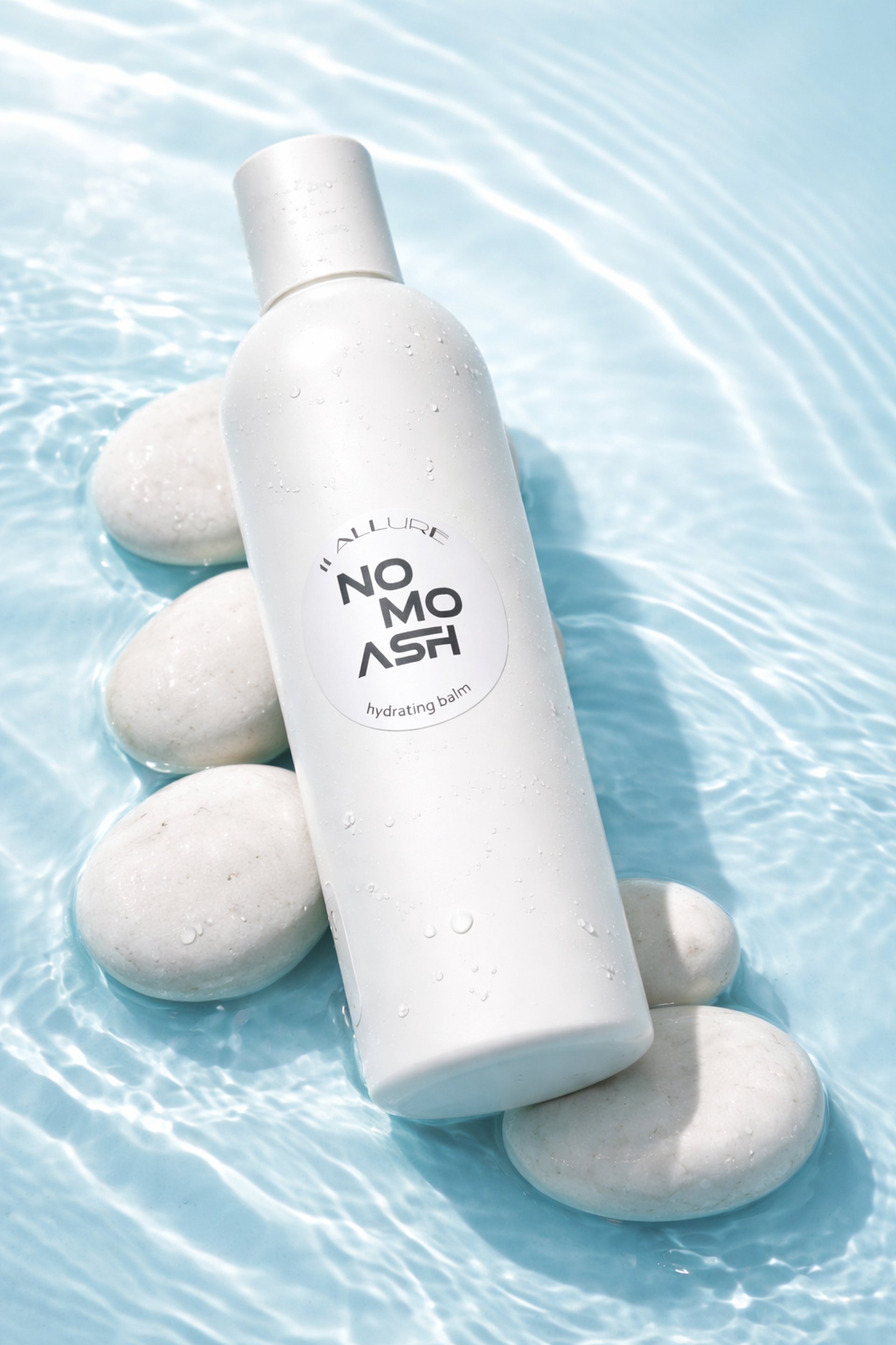 an abstract photo of a curved building with a blue sky in the background