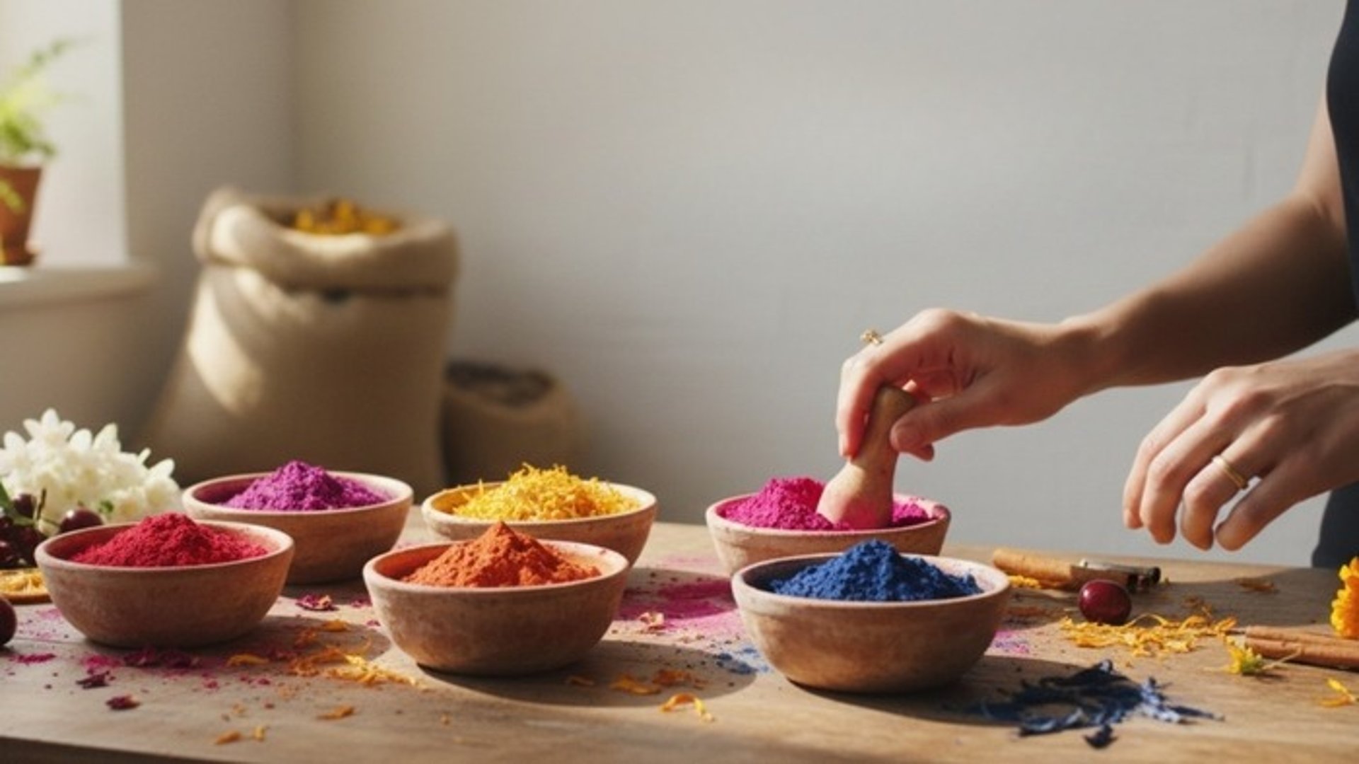 an abstract photo of a curved building with a blue sky in the background