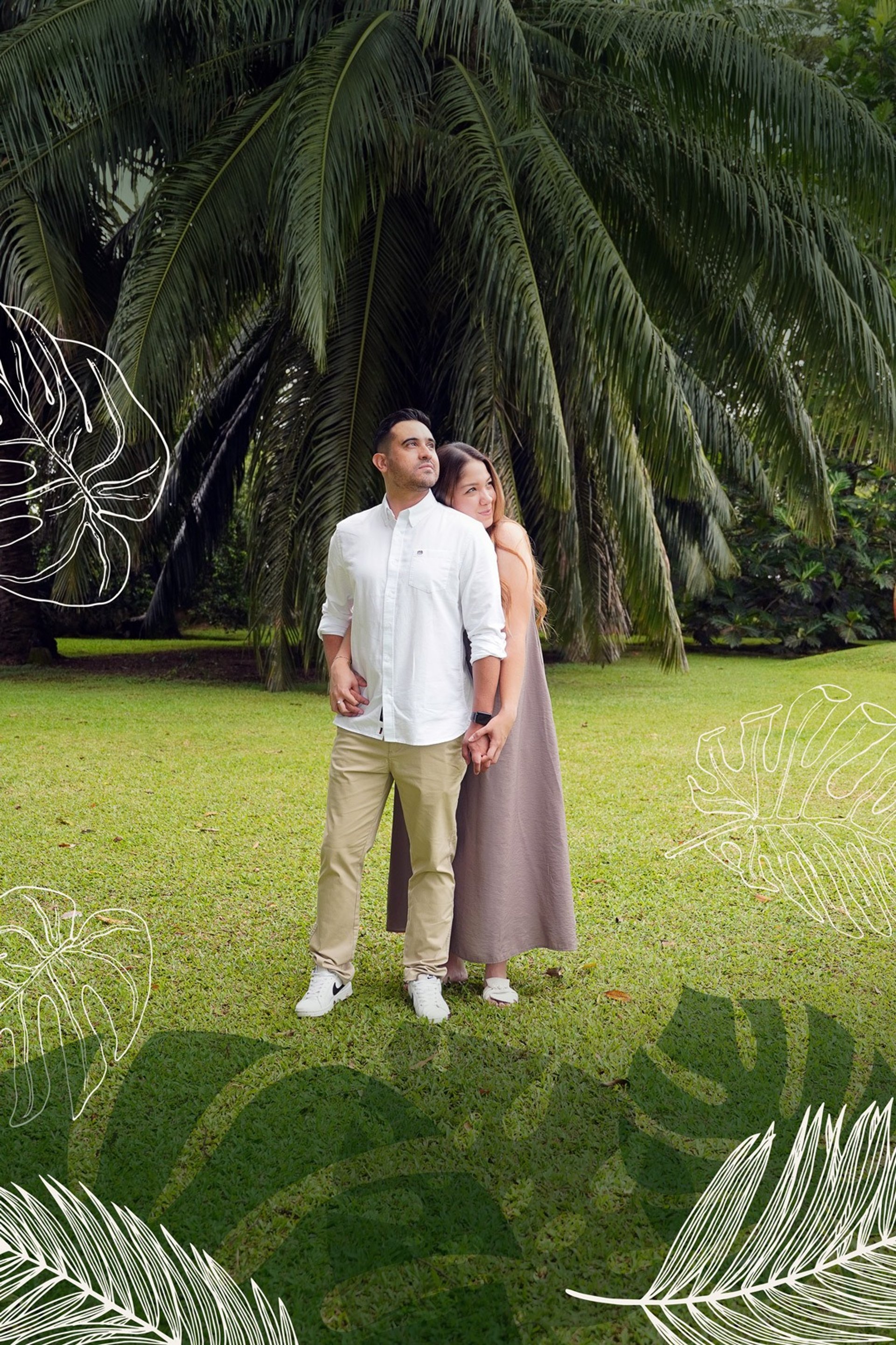 couple wearing silver-colored rings