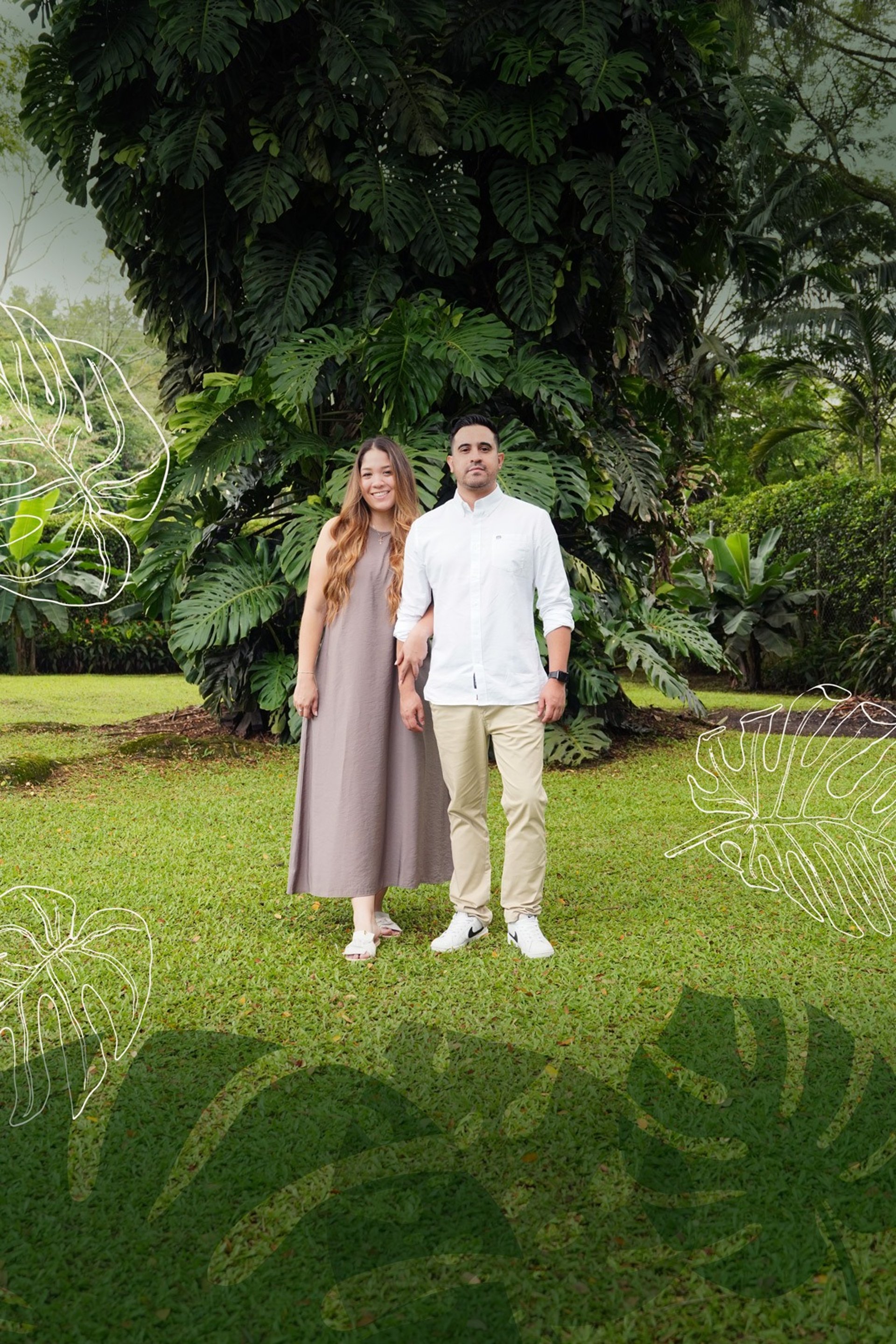couple wearing silver-colored rings